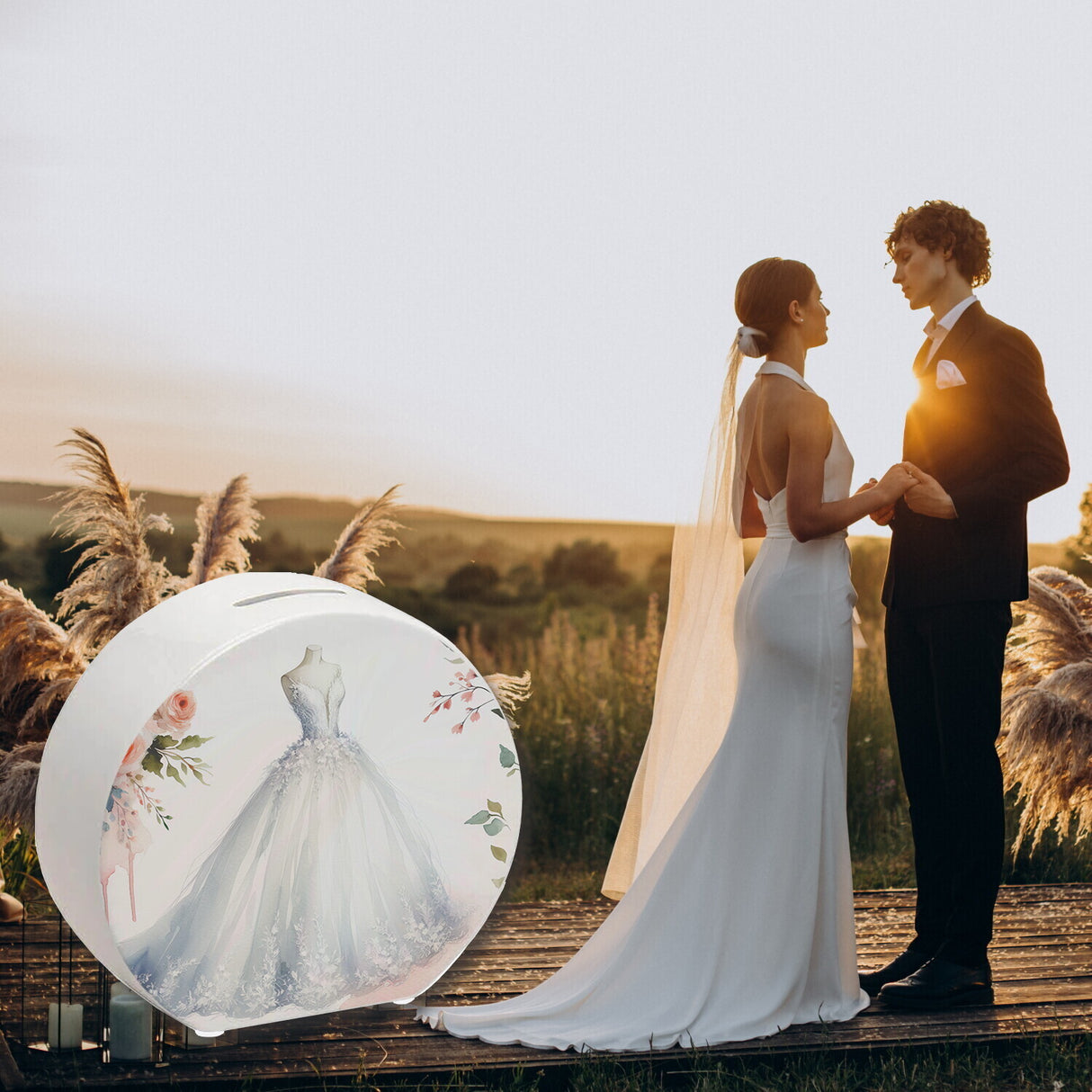 Brautkleid Spardose