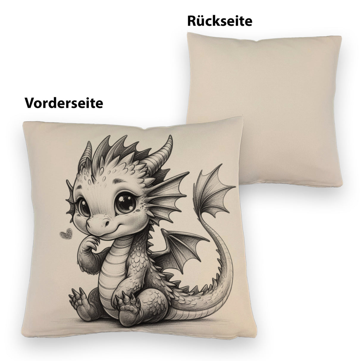Niedlicher Drache Kissen