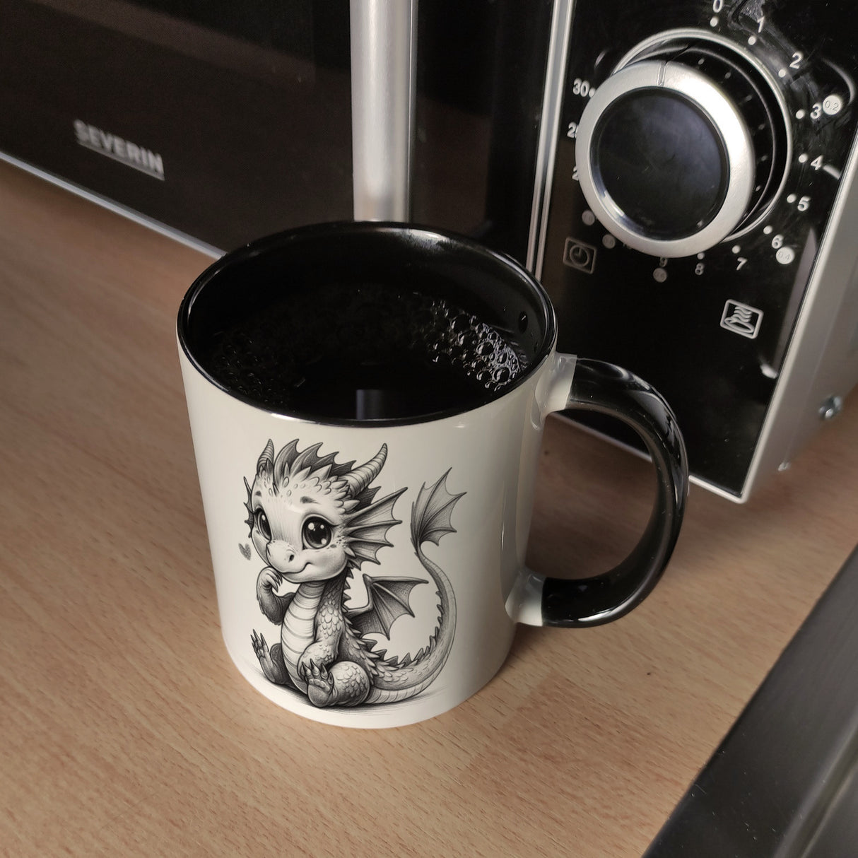 Niedlicher Drache Kaffeebecher