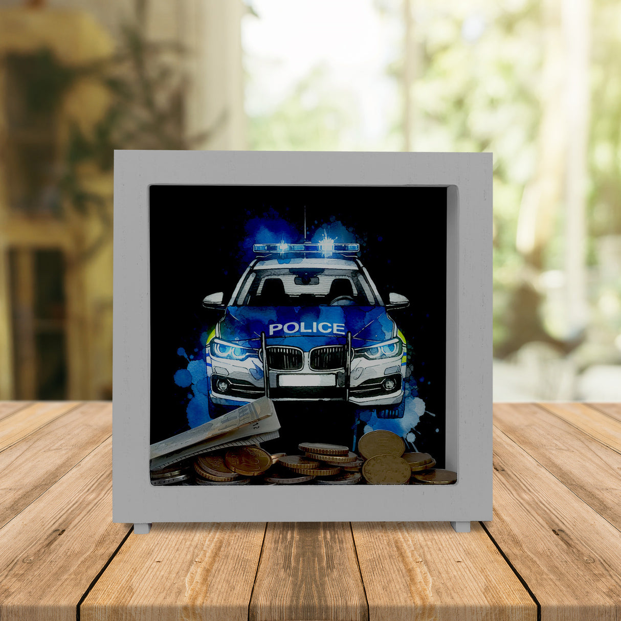 Polizeiauto Spardose