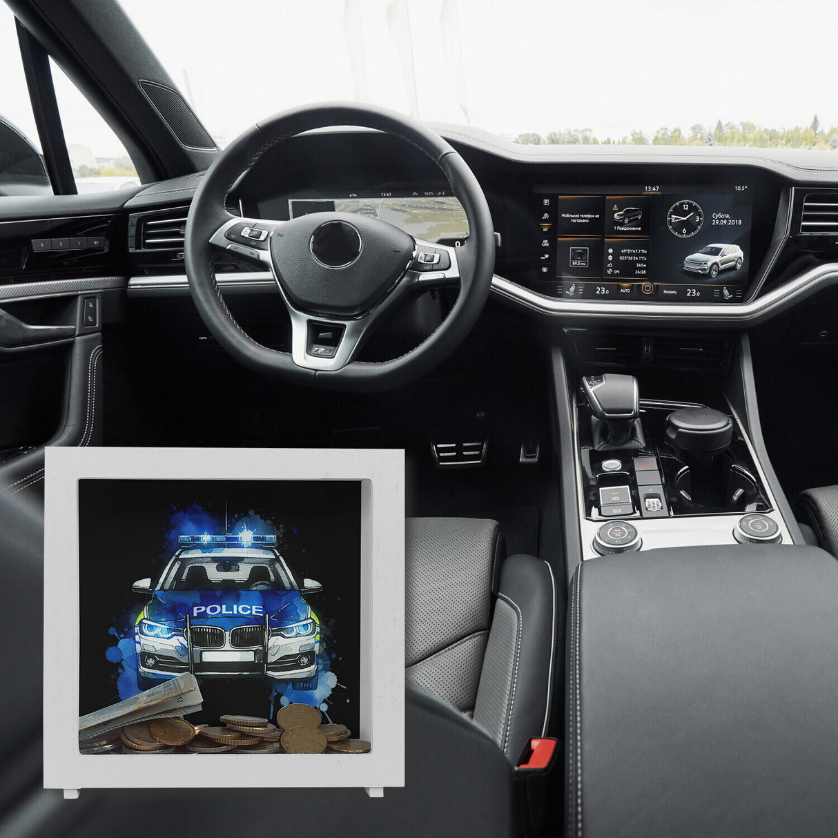 Polizeiauto Spardose