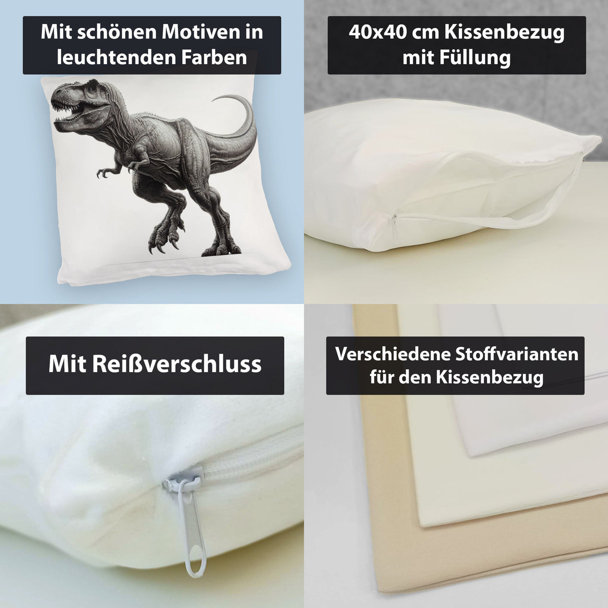 T-Rex Dinosaurier Kissen
