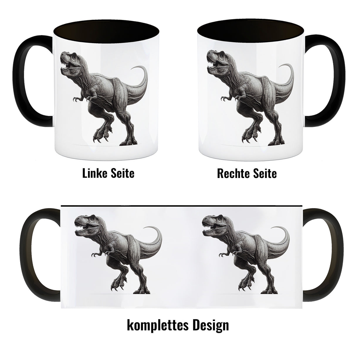 T-Rex Dinosaurier Kaffeebecher