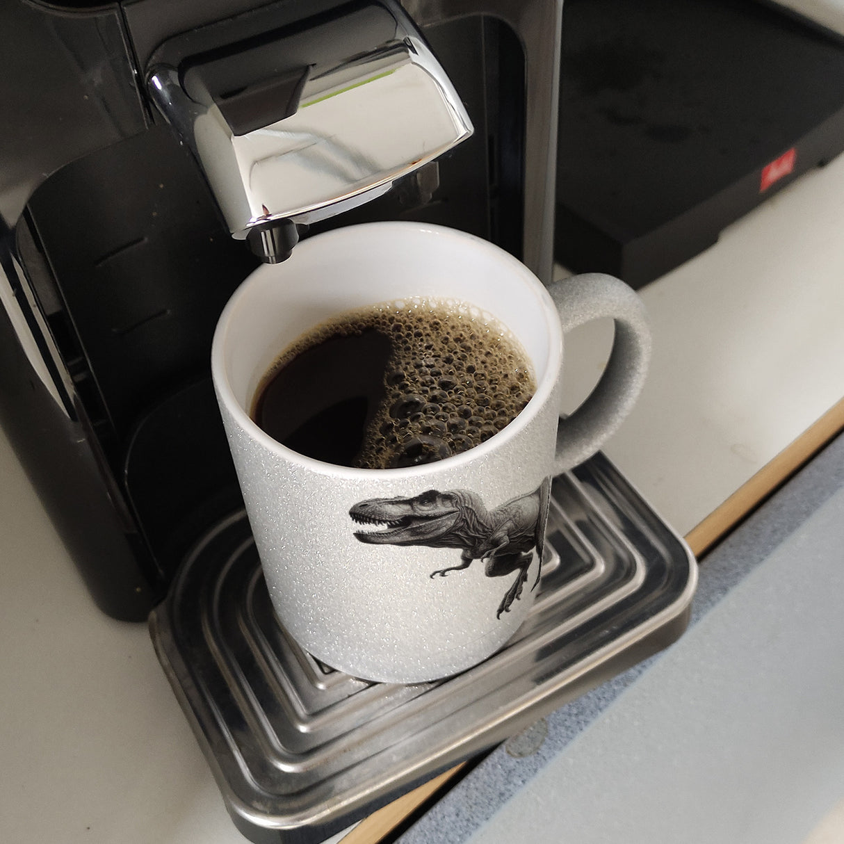 T-Rex Dinosaurier Kaffeebecher