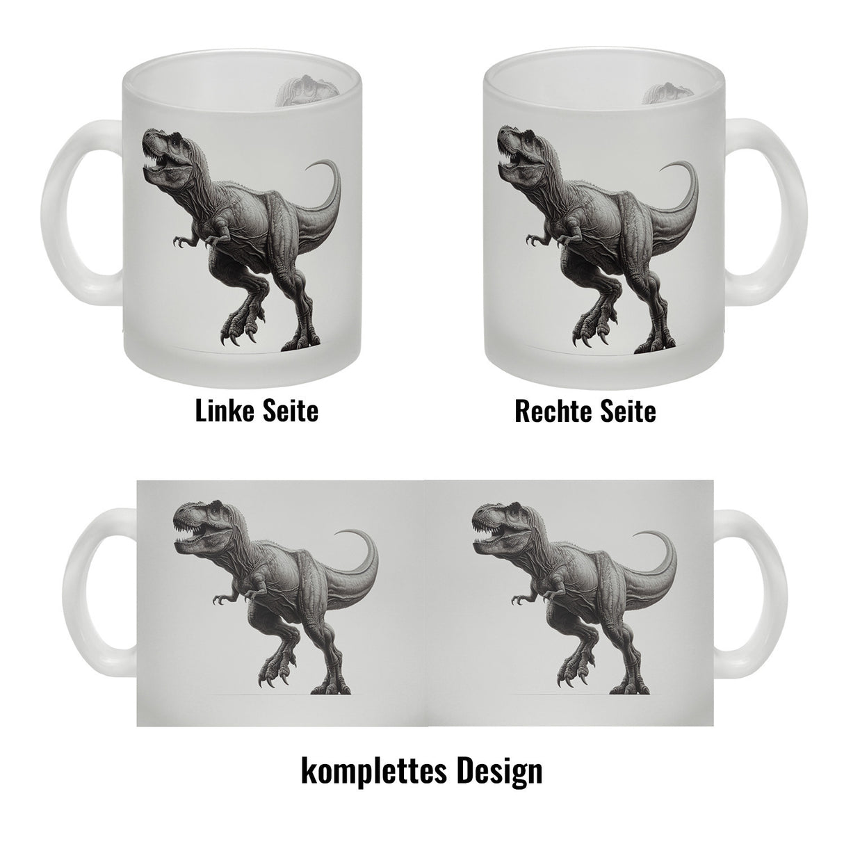 T-Rex Dinosaurier Kaffeebecher