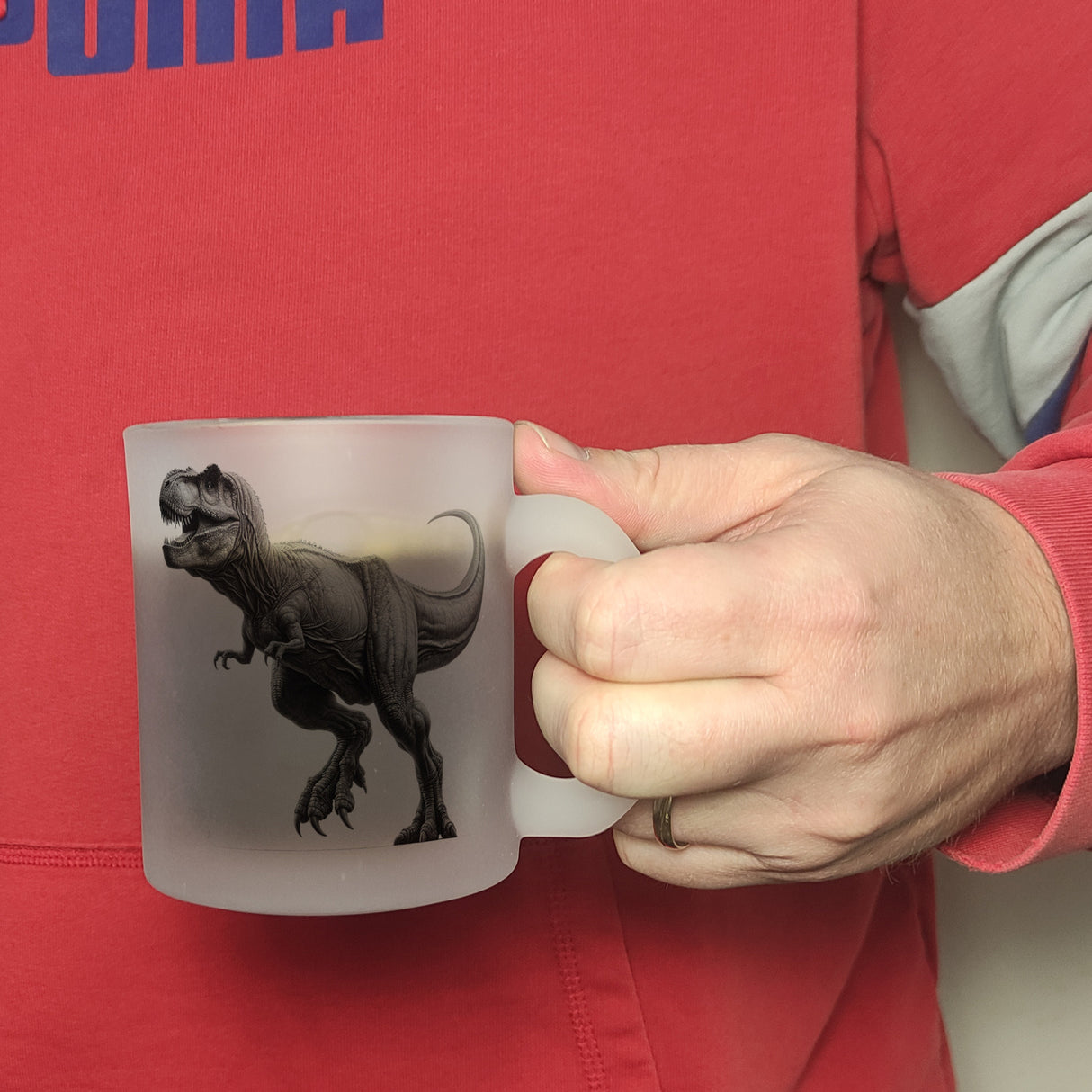T-Rex Dinosaurier Kaffeebecher