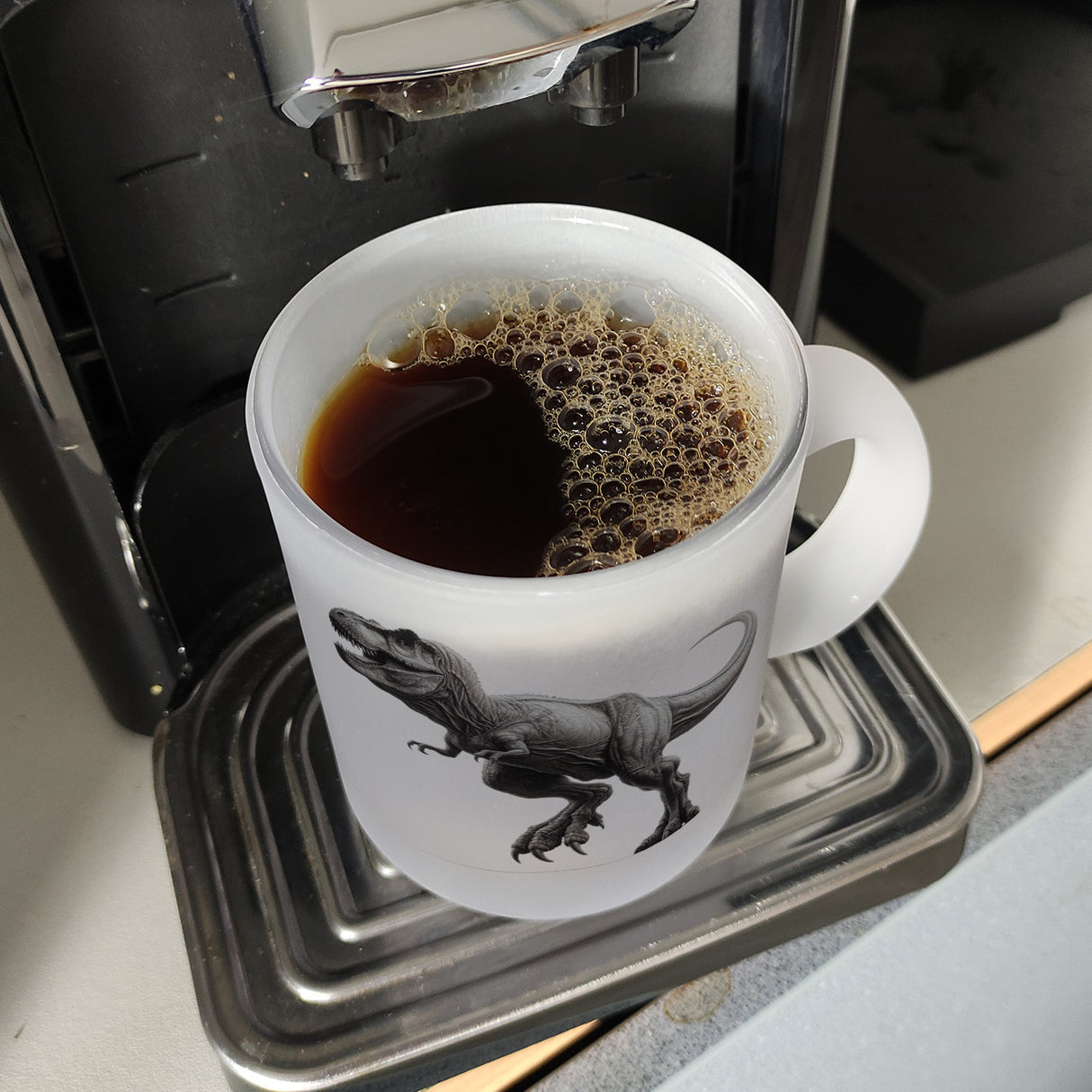 T-Rex Dinosaurier Kaffeebecher