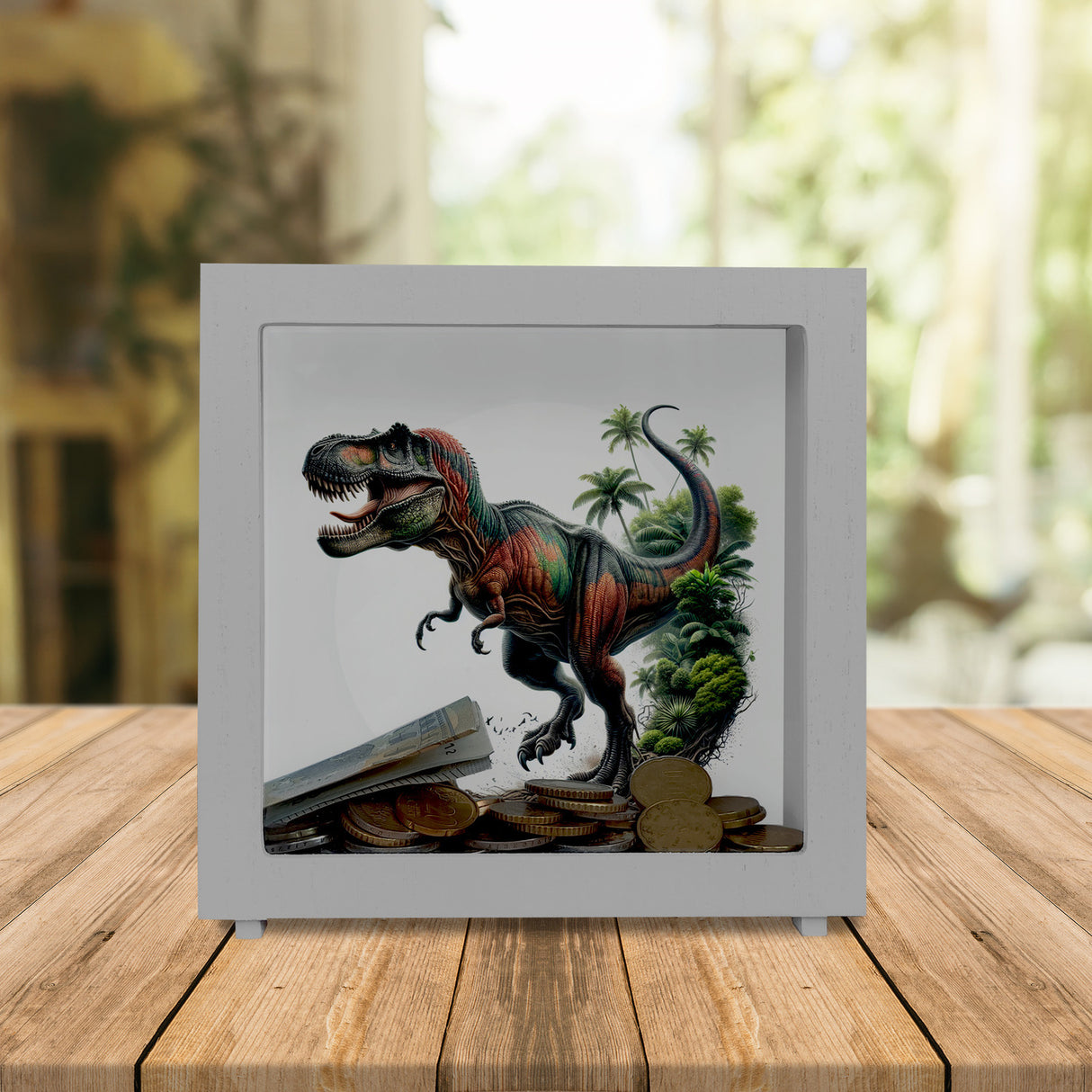 T-Rex Dinosaurier Spardose