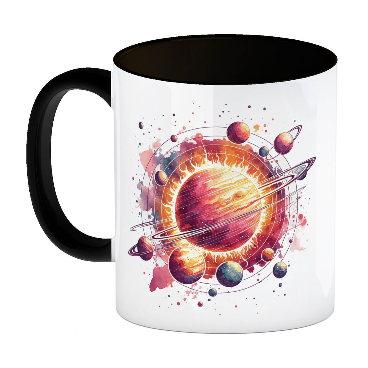 Sonnensystem Planeten Kaffeebecher