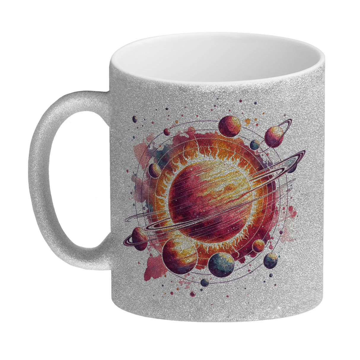 Sonnensystem Planeten Kaffeebecher