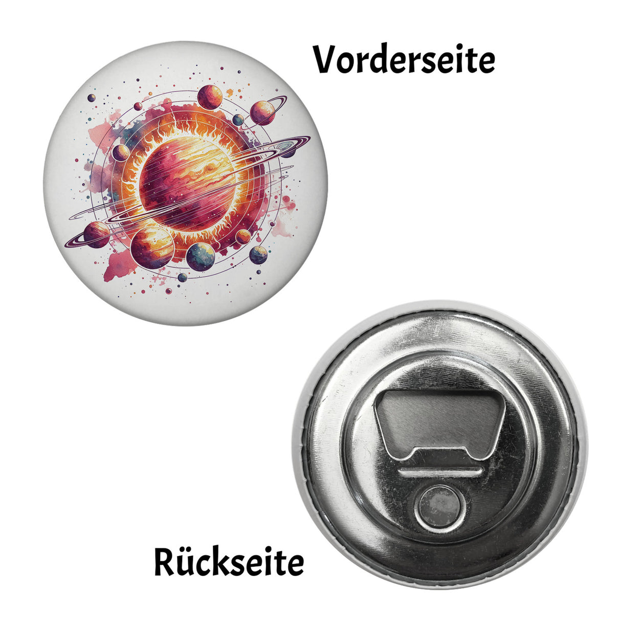 Sonnensystem Planeten Magnet rund