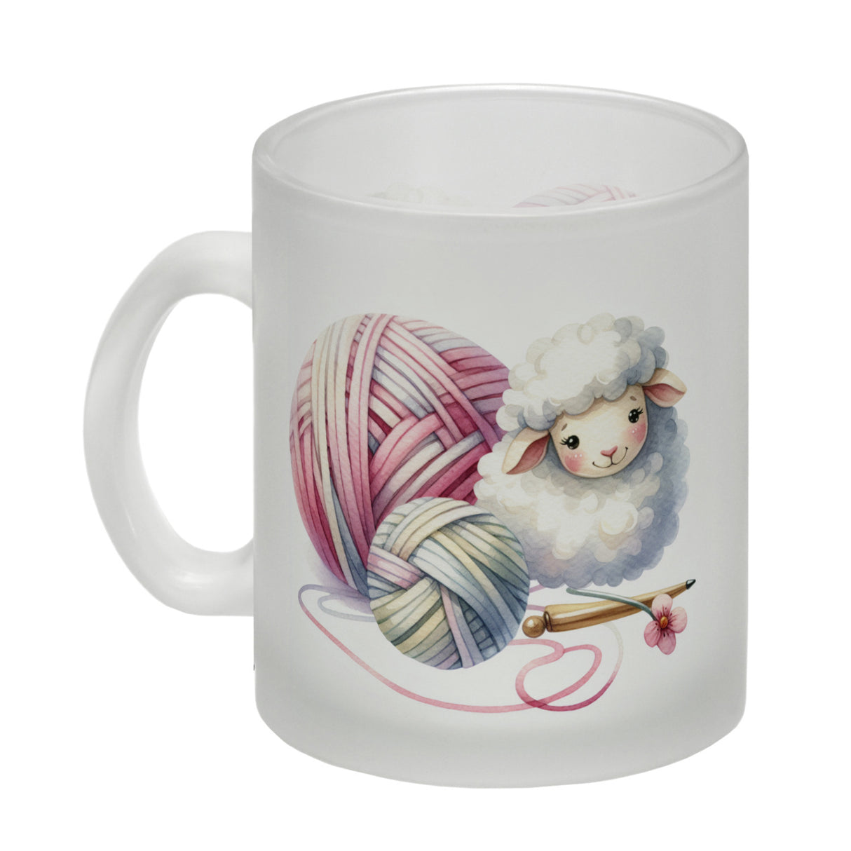 Schaf Wollknäuel Kaffeebecher