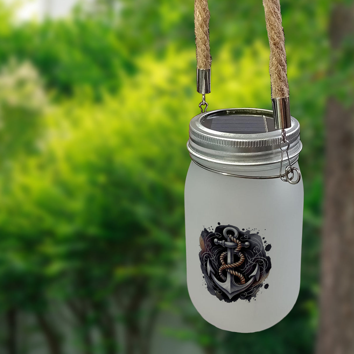 Anker mit Seil Solarlicht