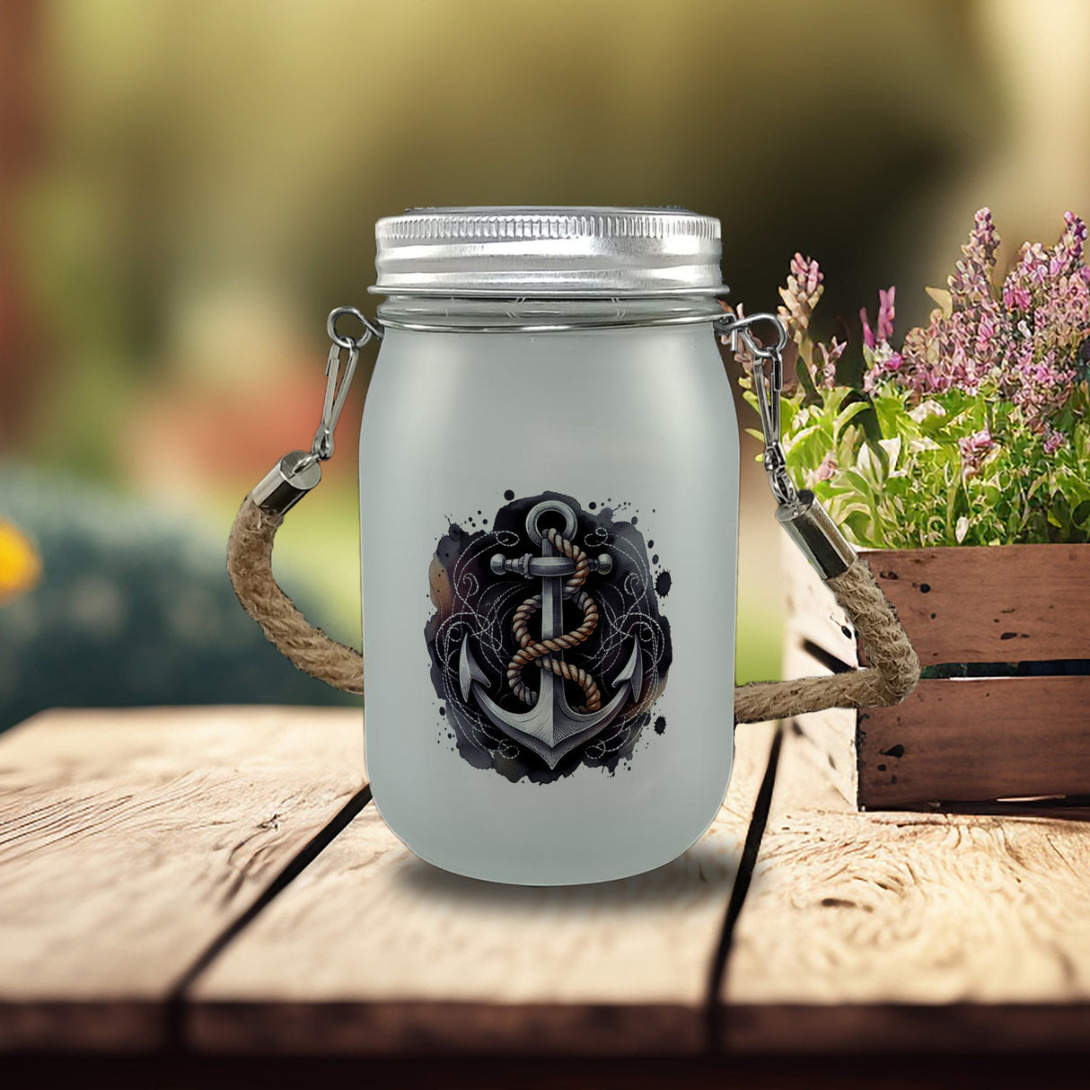 Anker mit Seil Solarlicht