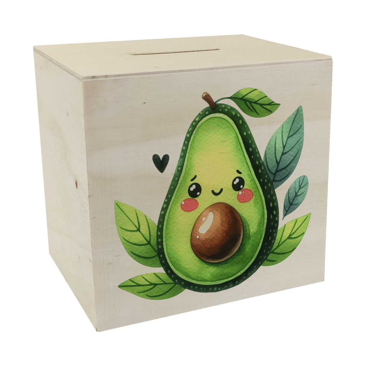 Lächelnde Avocado Spardose