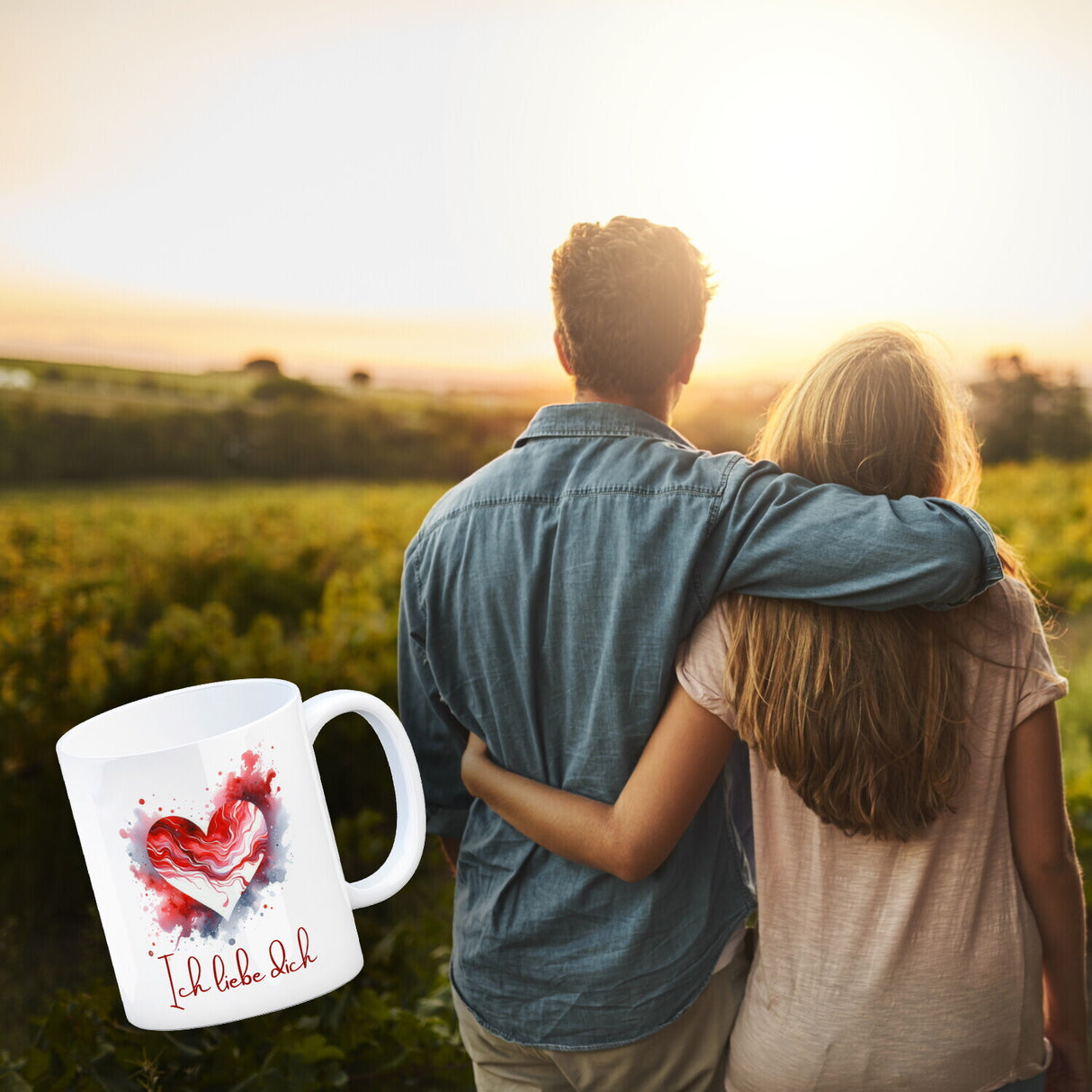 Ich liebe dich Kaffeebecher
