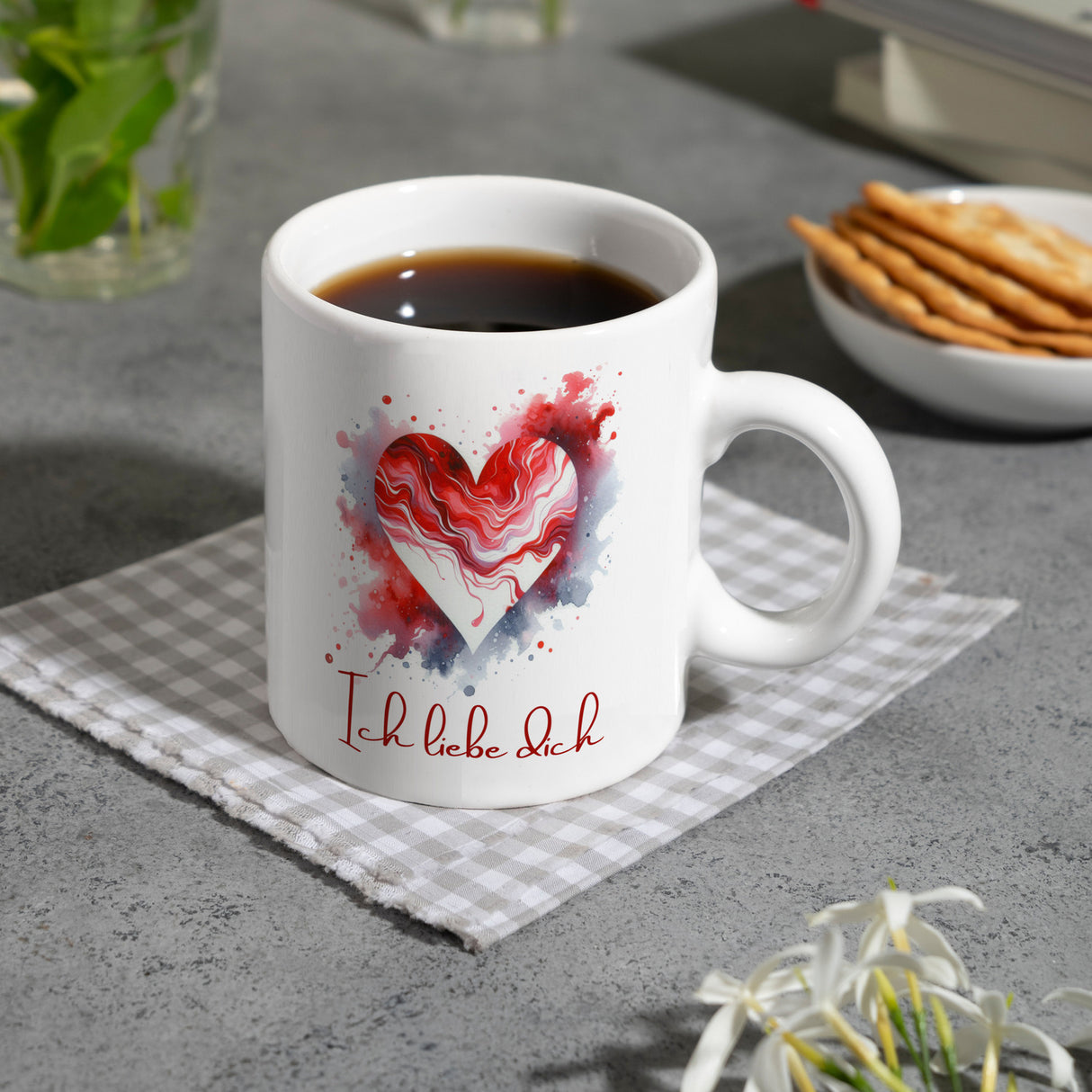 Ich liebe dich Kaffeebecher