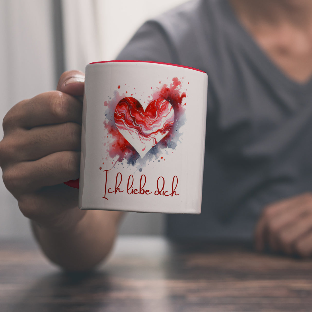Ich liebe dich Kaffeebecher