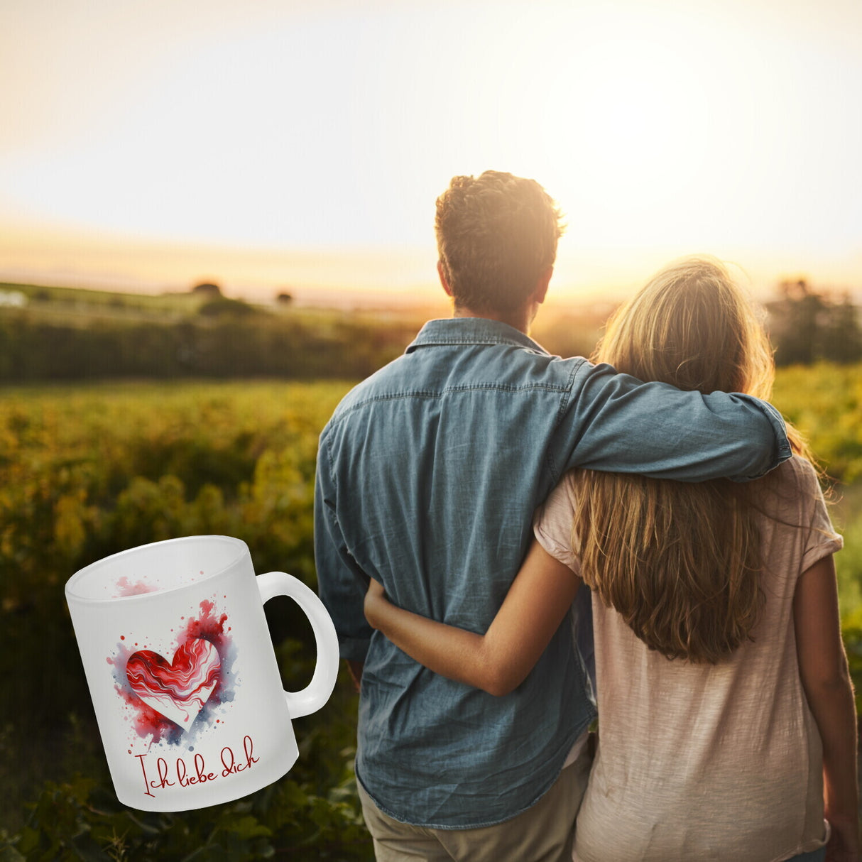Ich liebe dich Kaffeebecher