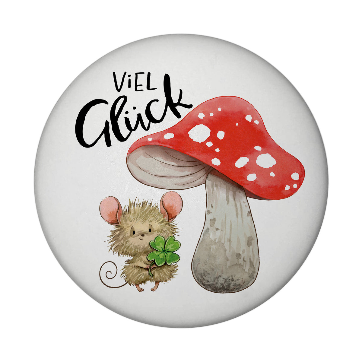 Maus und Fliegenpilz Jetzt Glück anziehen! trendaffe.de