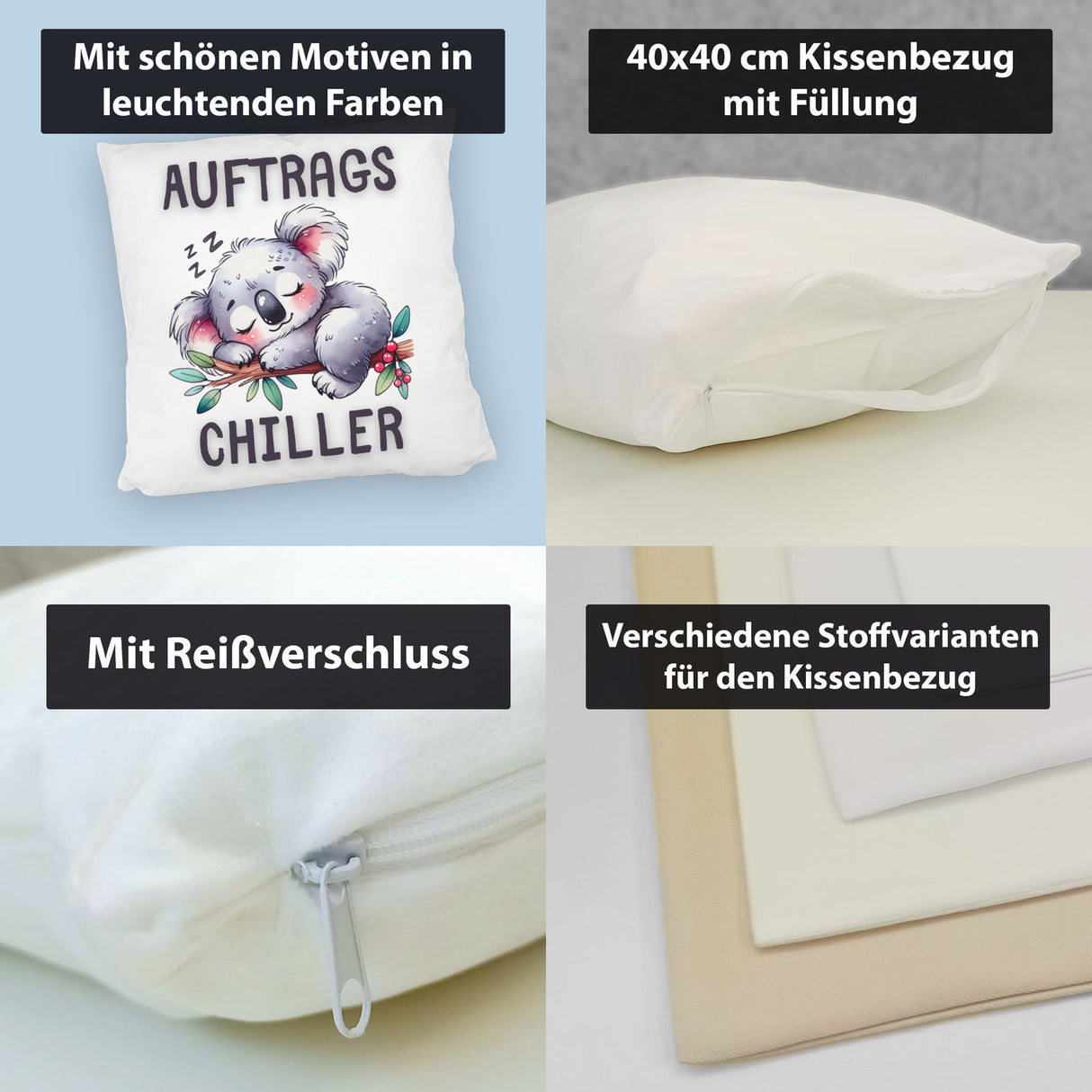 Koala Auftragschiller Kissen