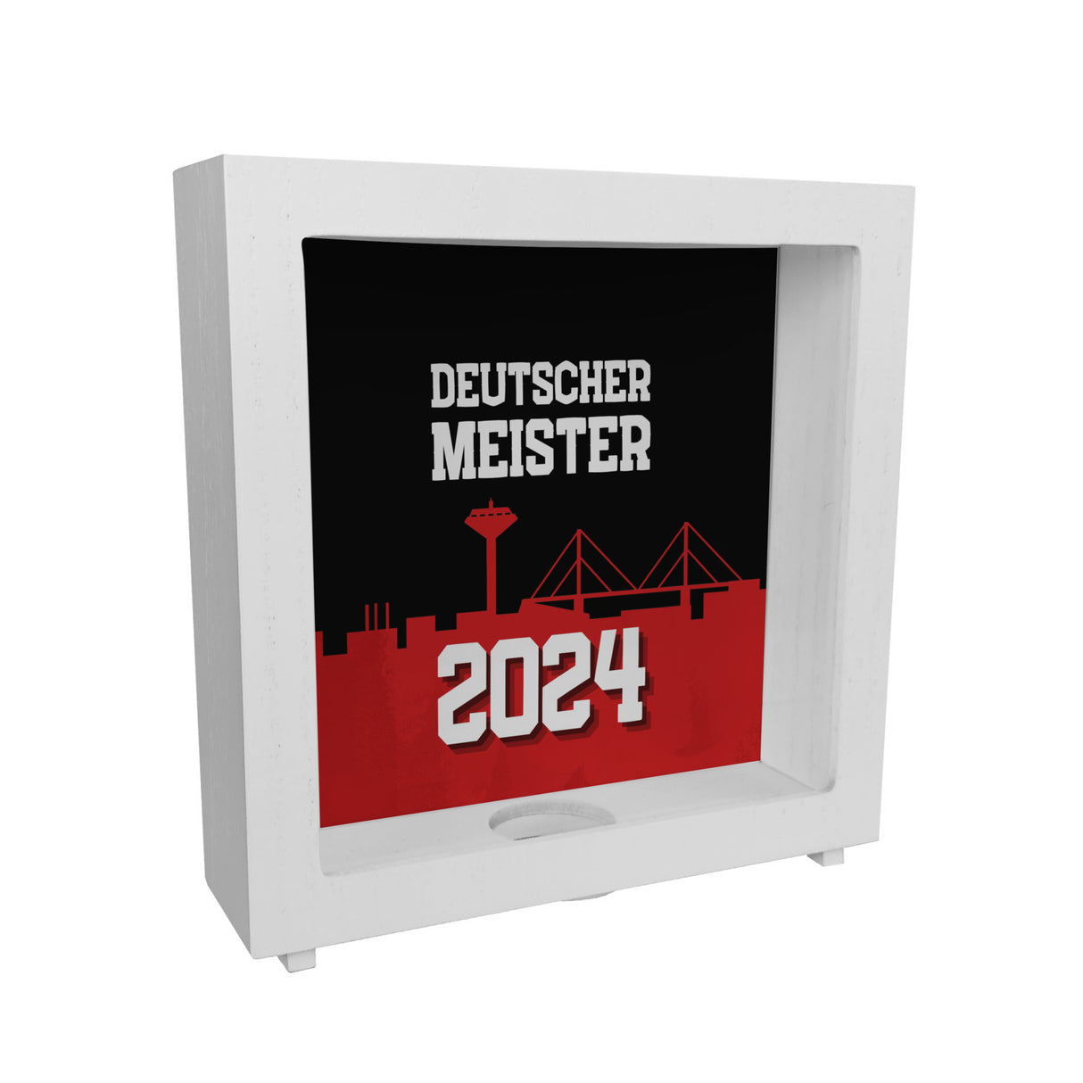 Leverkusen Spardose mit Spruch Deutscher Meister 2024