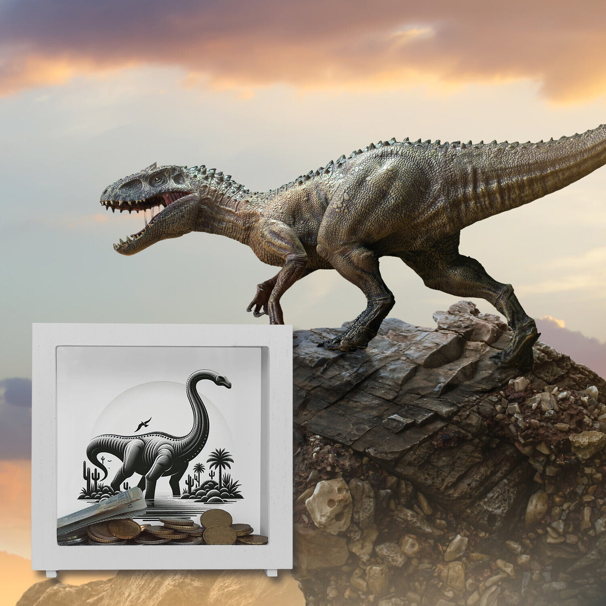 Brachiosaurus Spardose