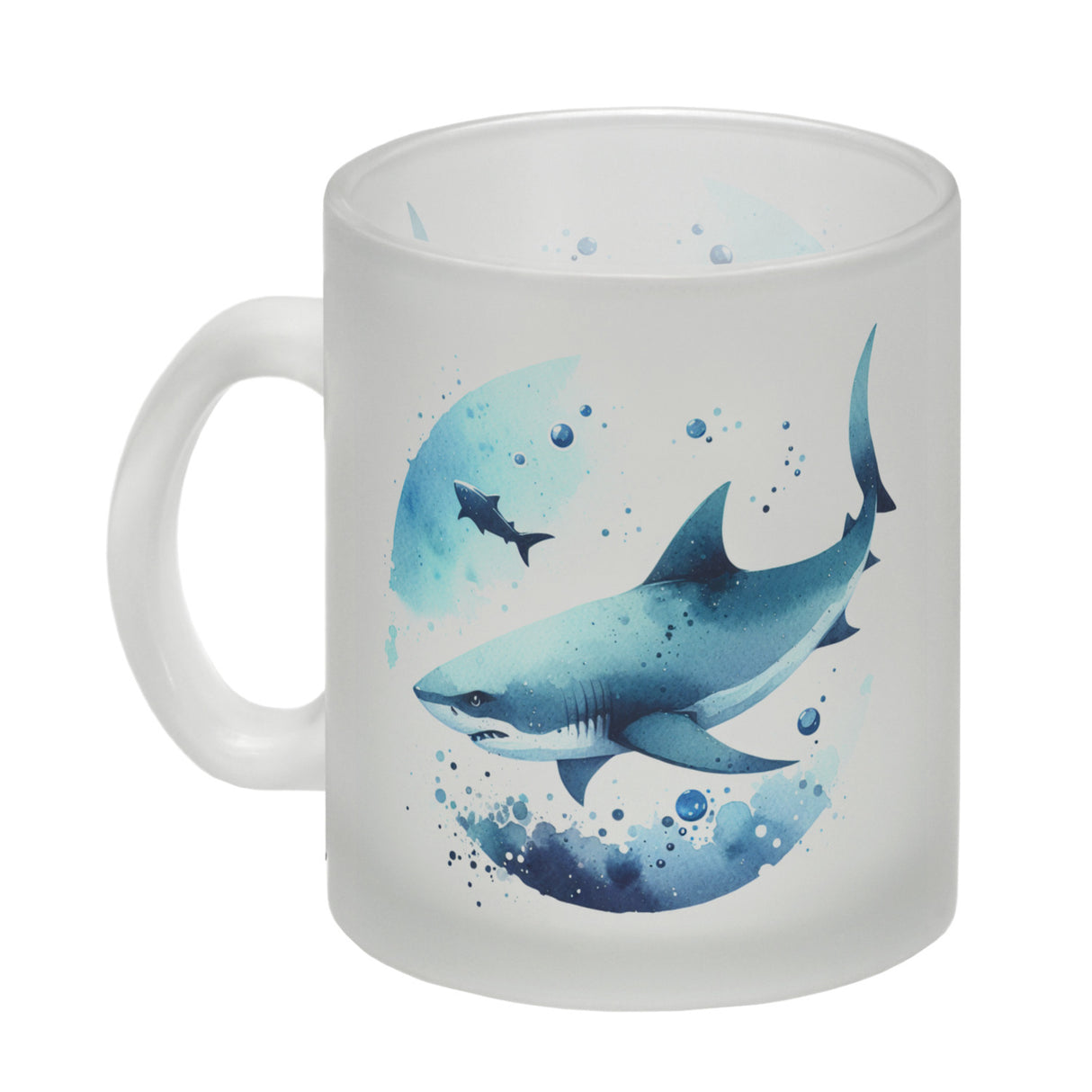 Haifisch im Wasser Kaffeebecher