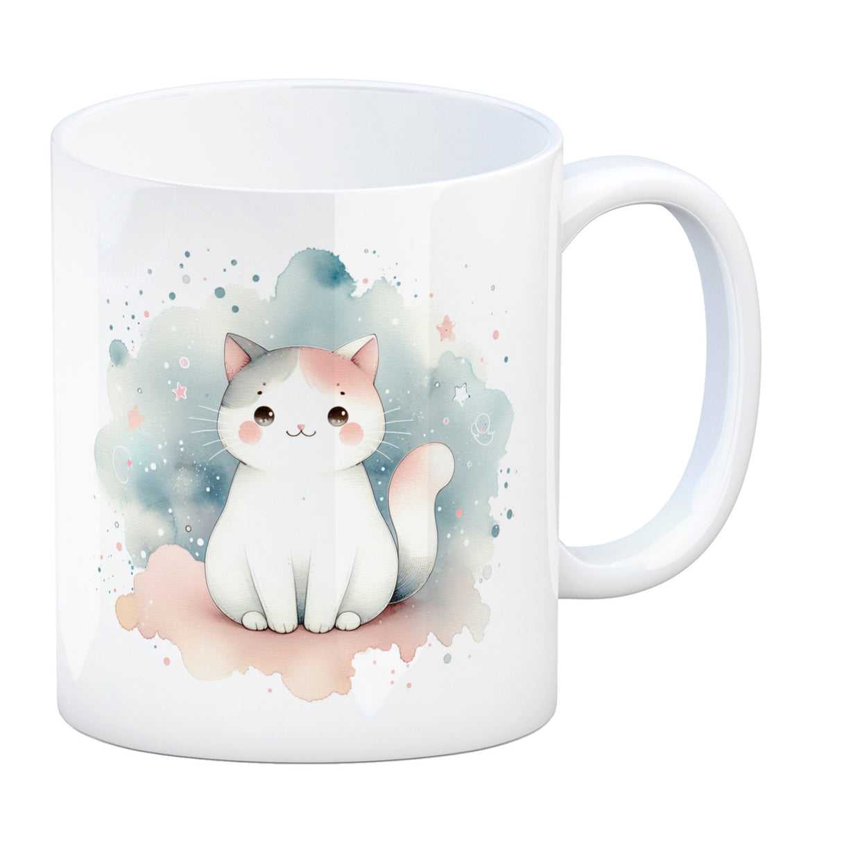 süße Katze Kaffeebecher