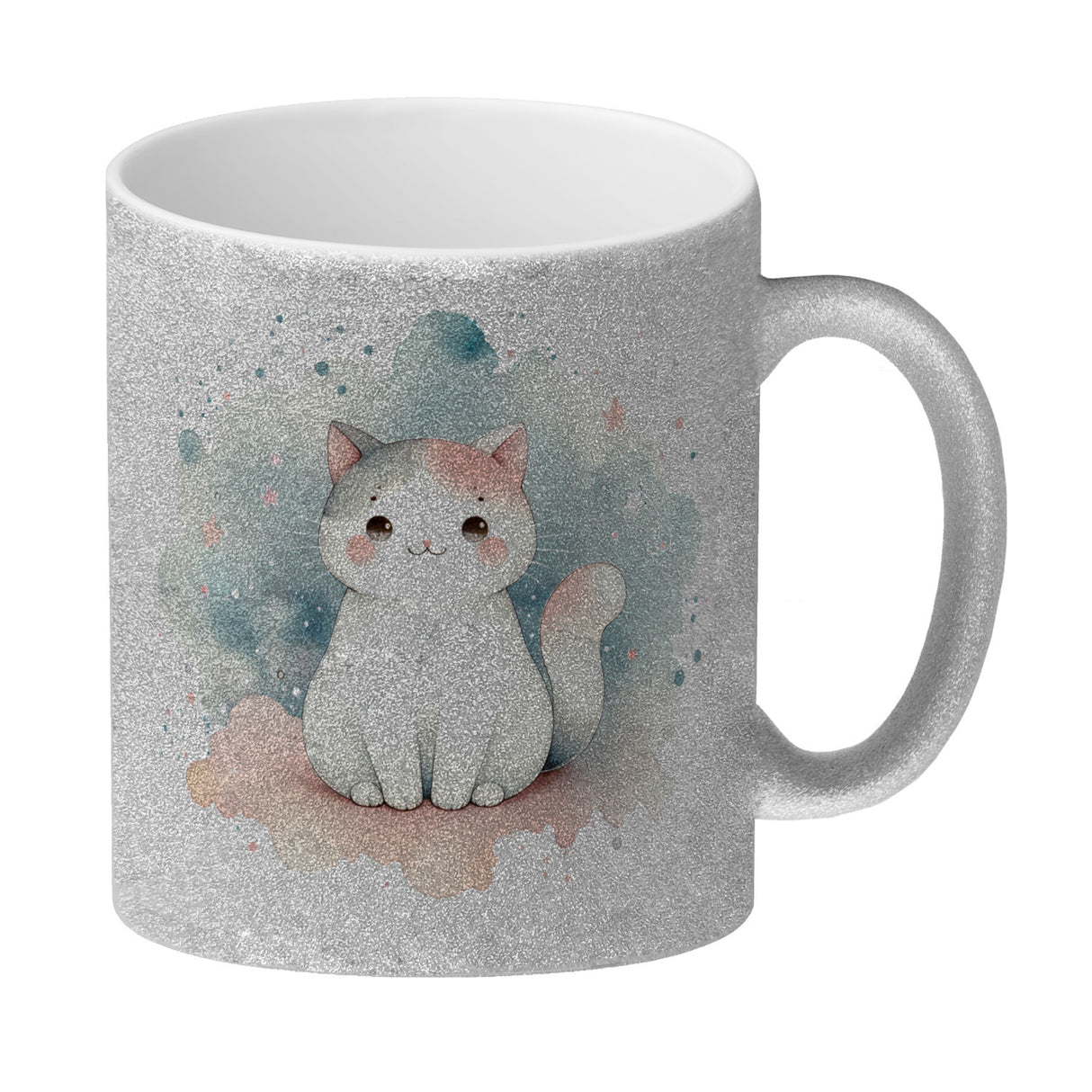 süße Katze Kaffeebecher