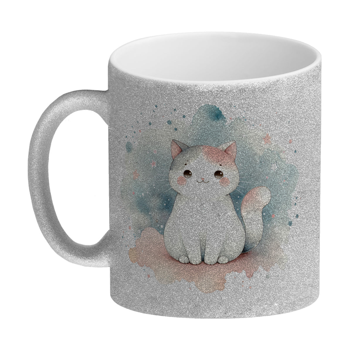 süße Katze Kaffeebecher