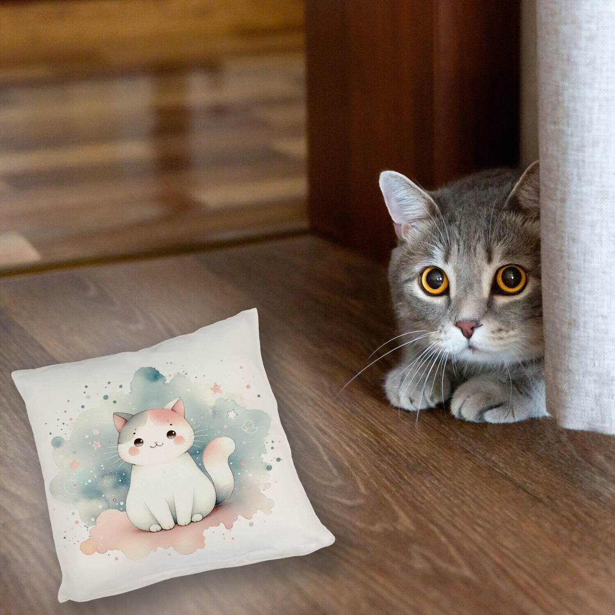 süße Katze Kissen