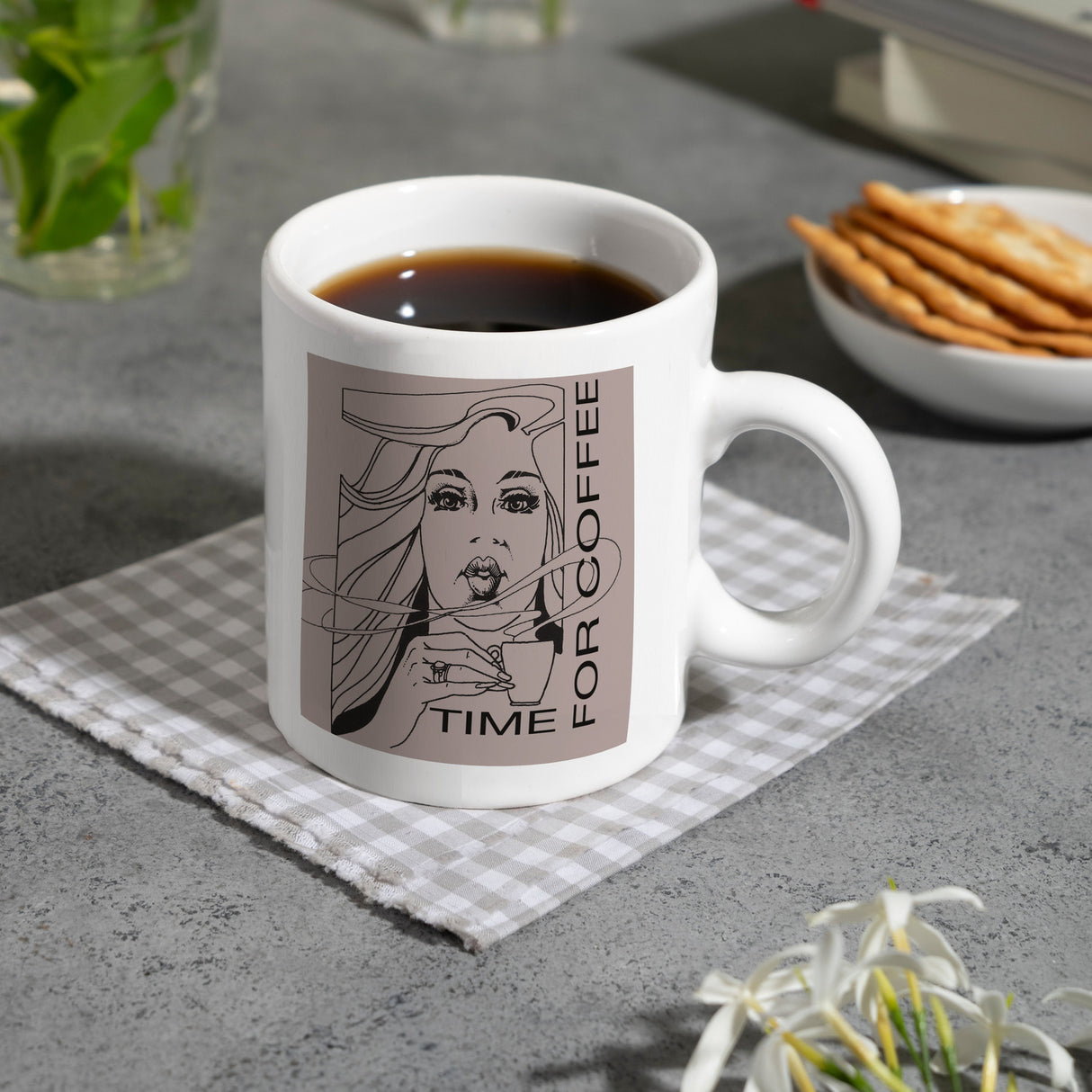 time for coffee Kaffeebecher mit Spruch