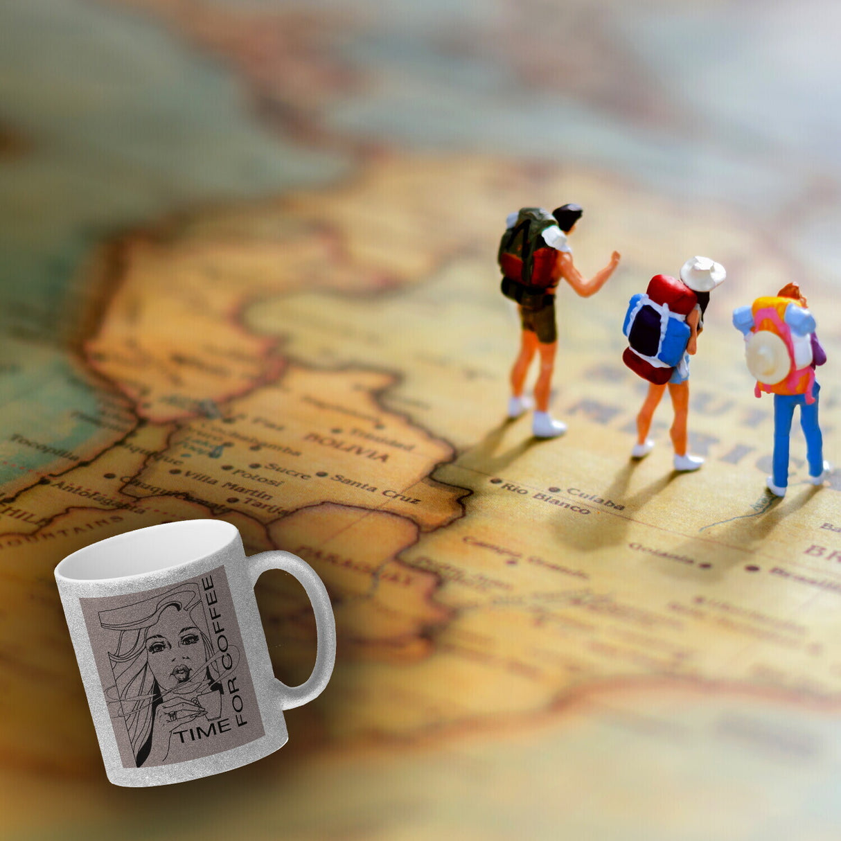 time for coffee Kaffeebecher mit Spruch