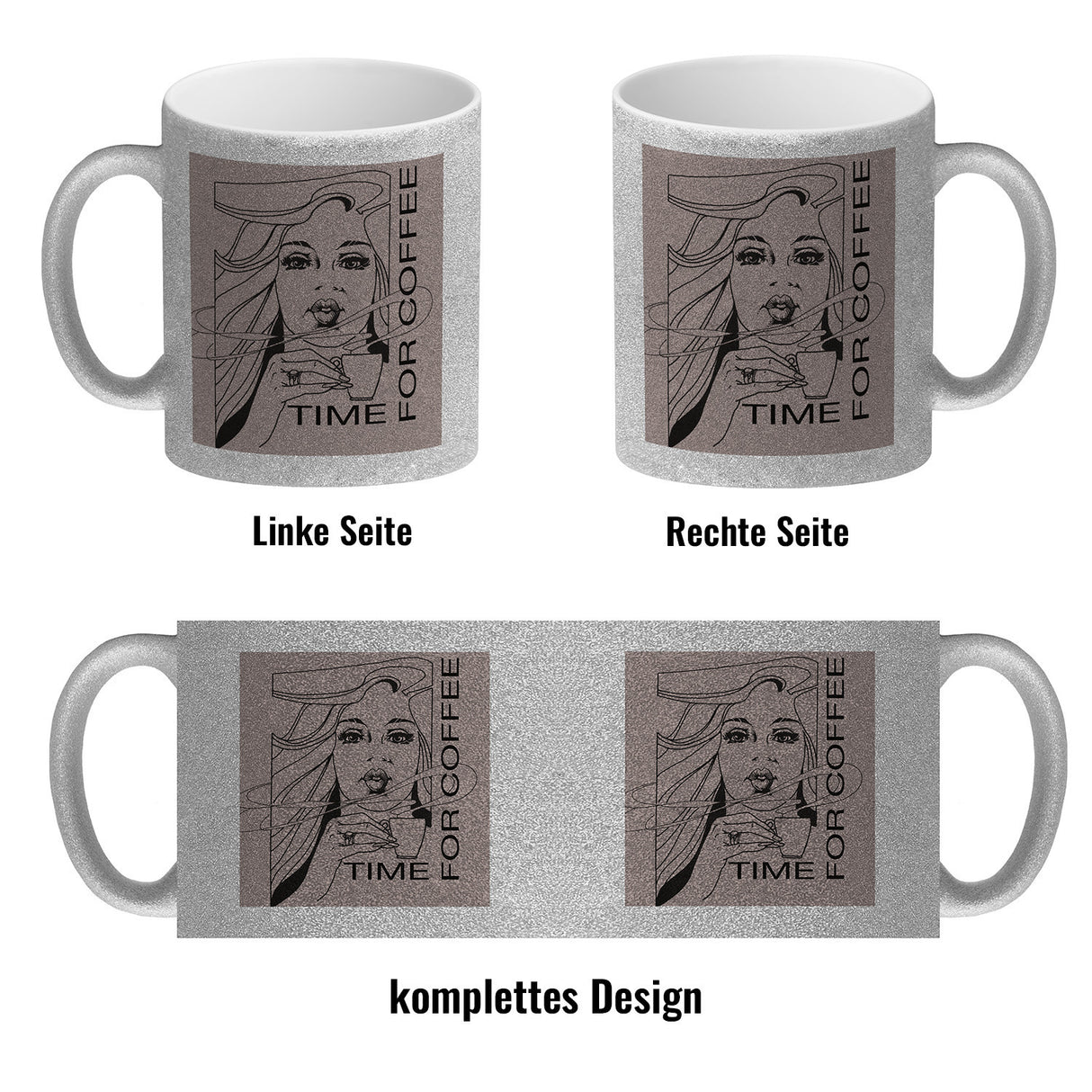 time for coffee Kaffeebecher mit Spruch