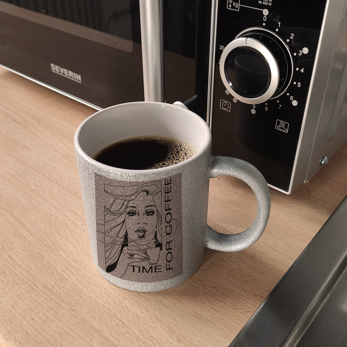 time for coffee Kaffeebecher mit Spruch
