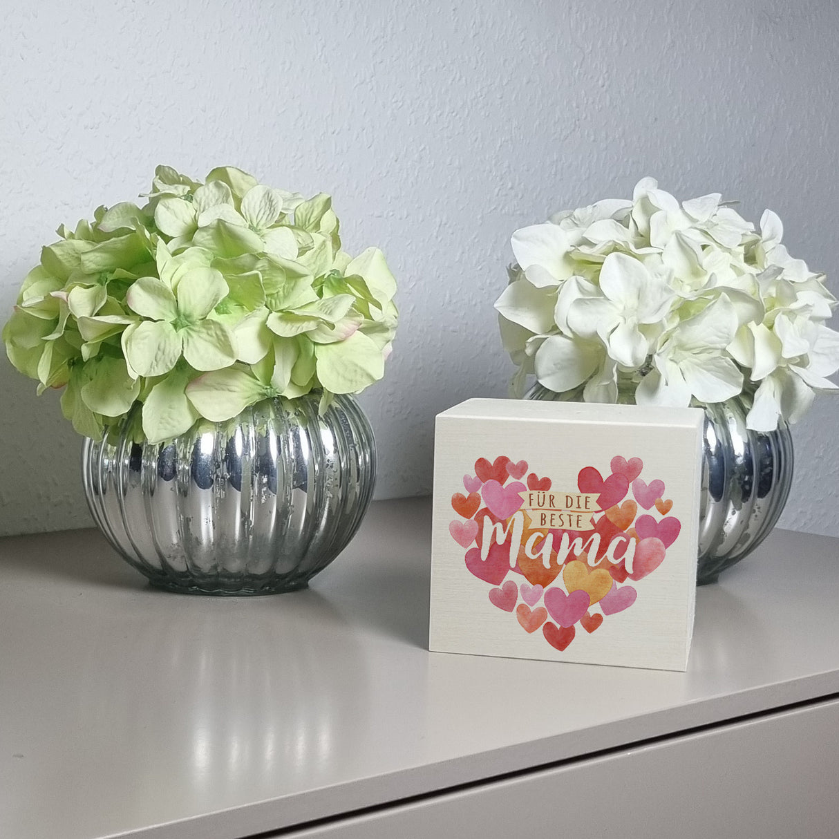 Herzen Spardose mit Spruch Für die beste Mama