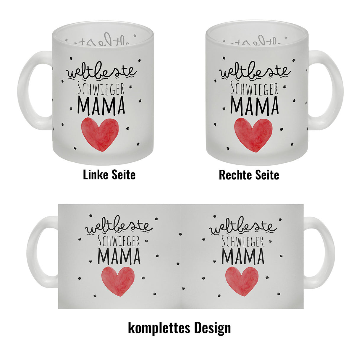 Schwiegermutter Kaffeebecher mit Spruch Weltbeste Schwiegermama