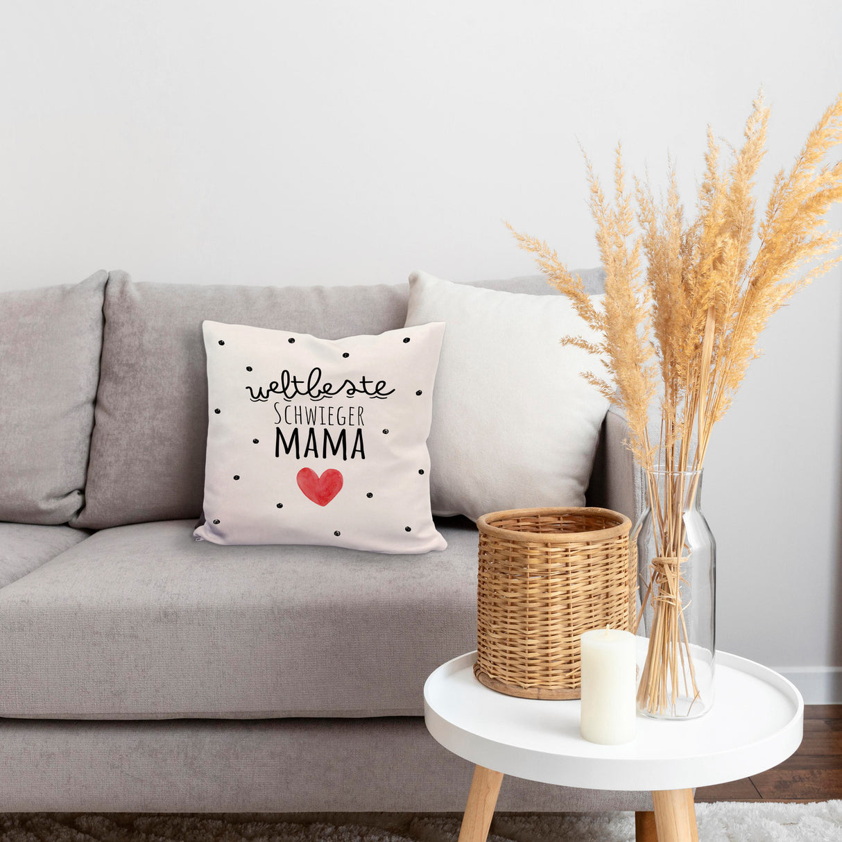 Schwiegermutter Kissen mit Spruch Weltbeste Schwiegermama