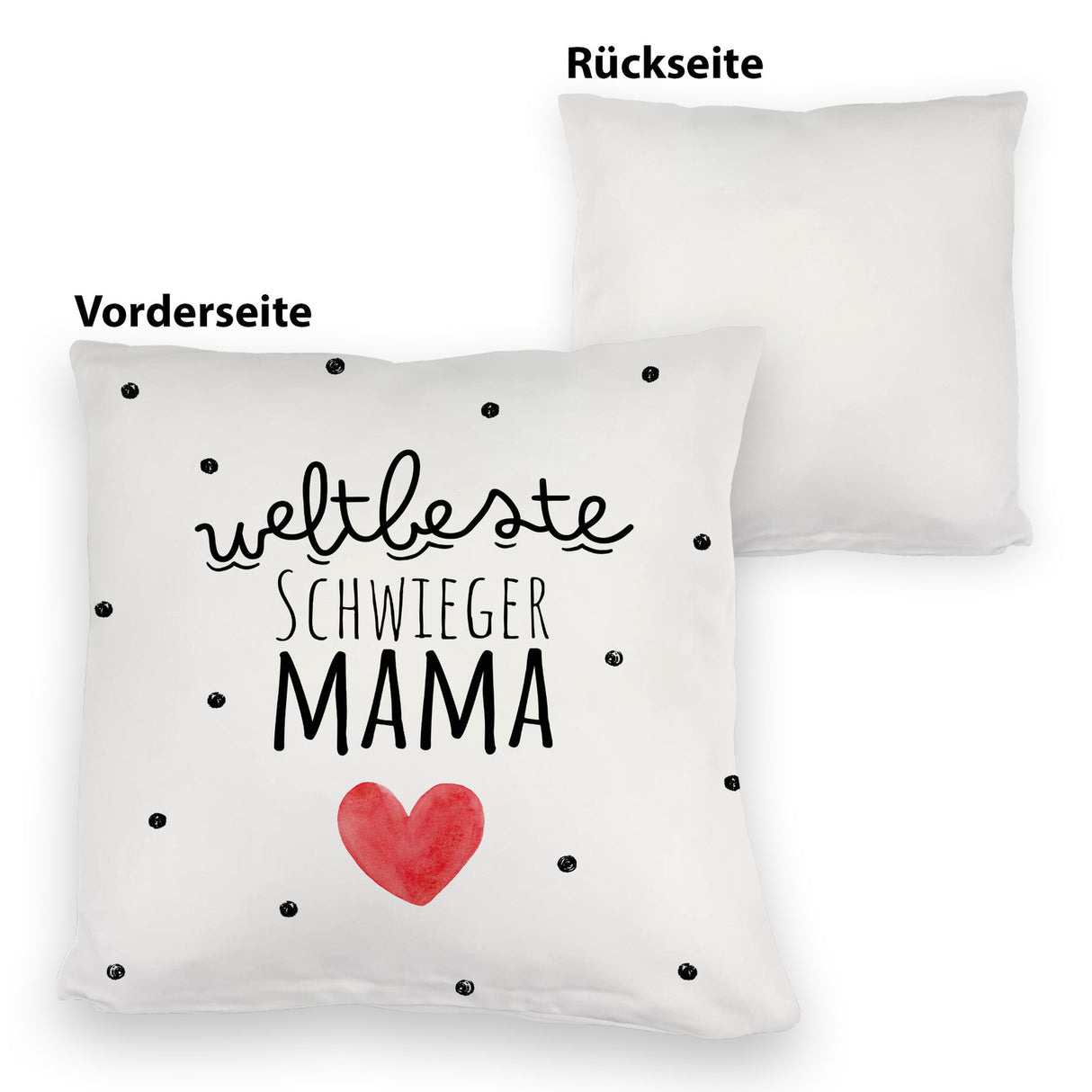 Schwiegermutter Kissen mit Spruch Weltbeste Schwiegermama