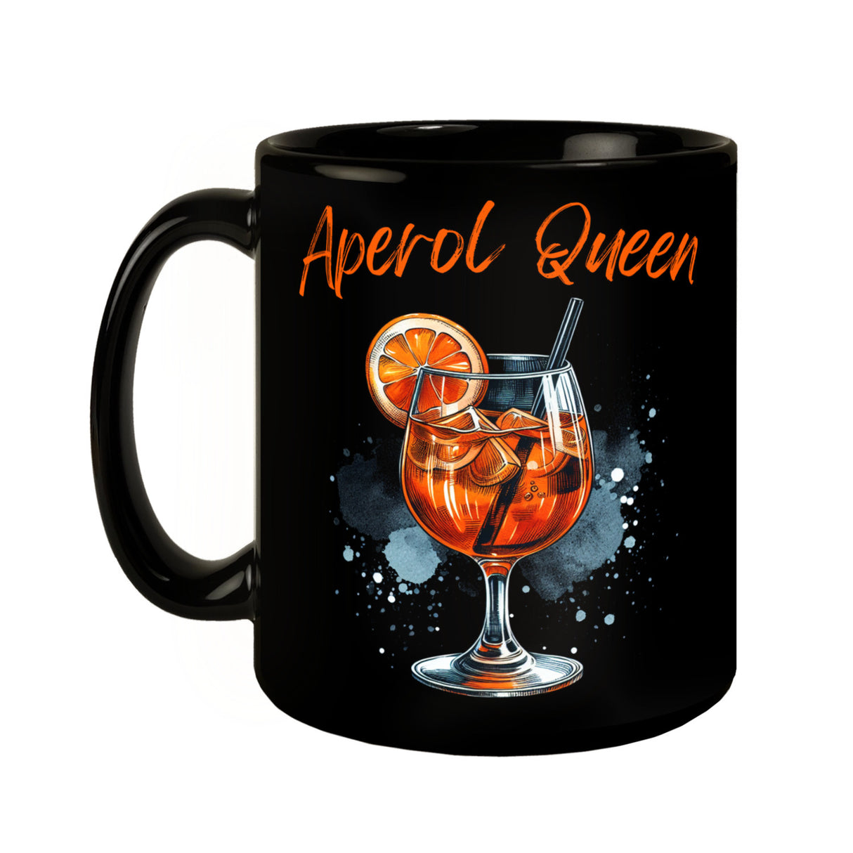 Aperol Queen Tasse in Schwarz