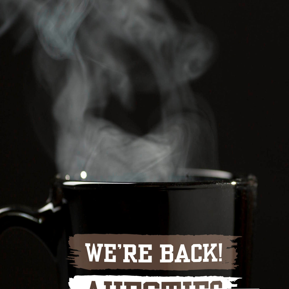 St. Pauli Aufstieg 2024 Tasse in Schwarz mit Spruch We're back