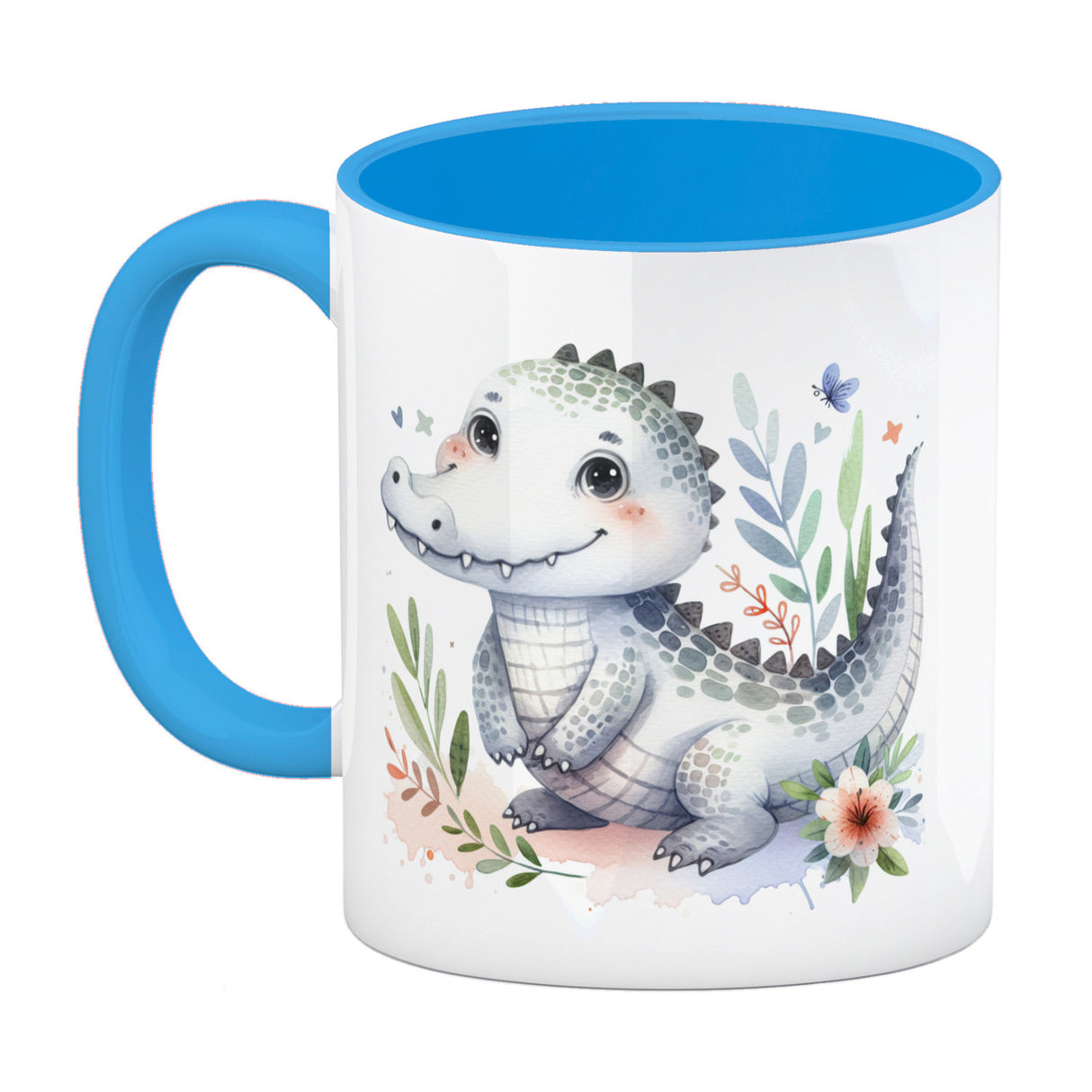 kleines Krokodil Kaffeebecher
