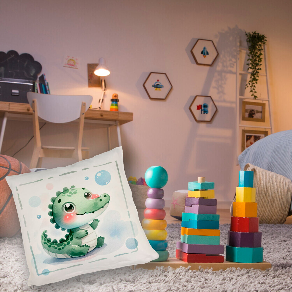 Baby Krokodil Kissen