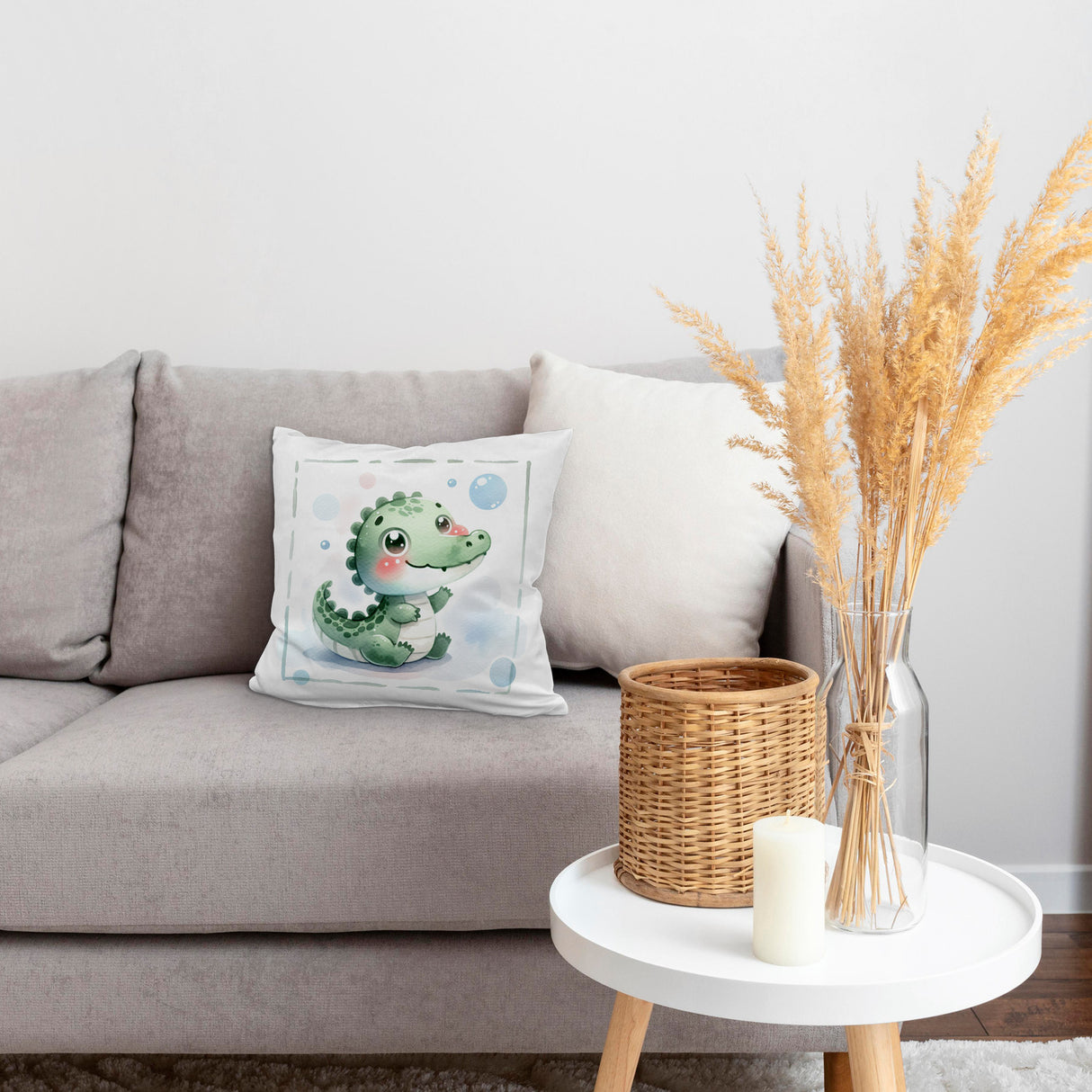 Baby Krokodil Kissen