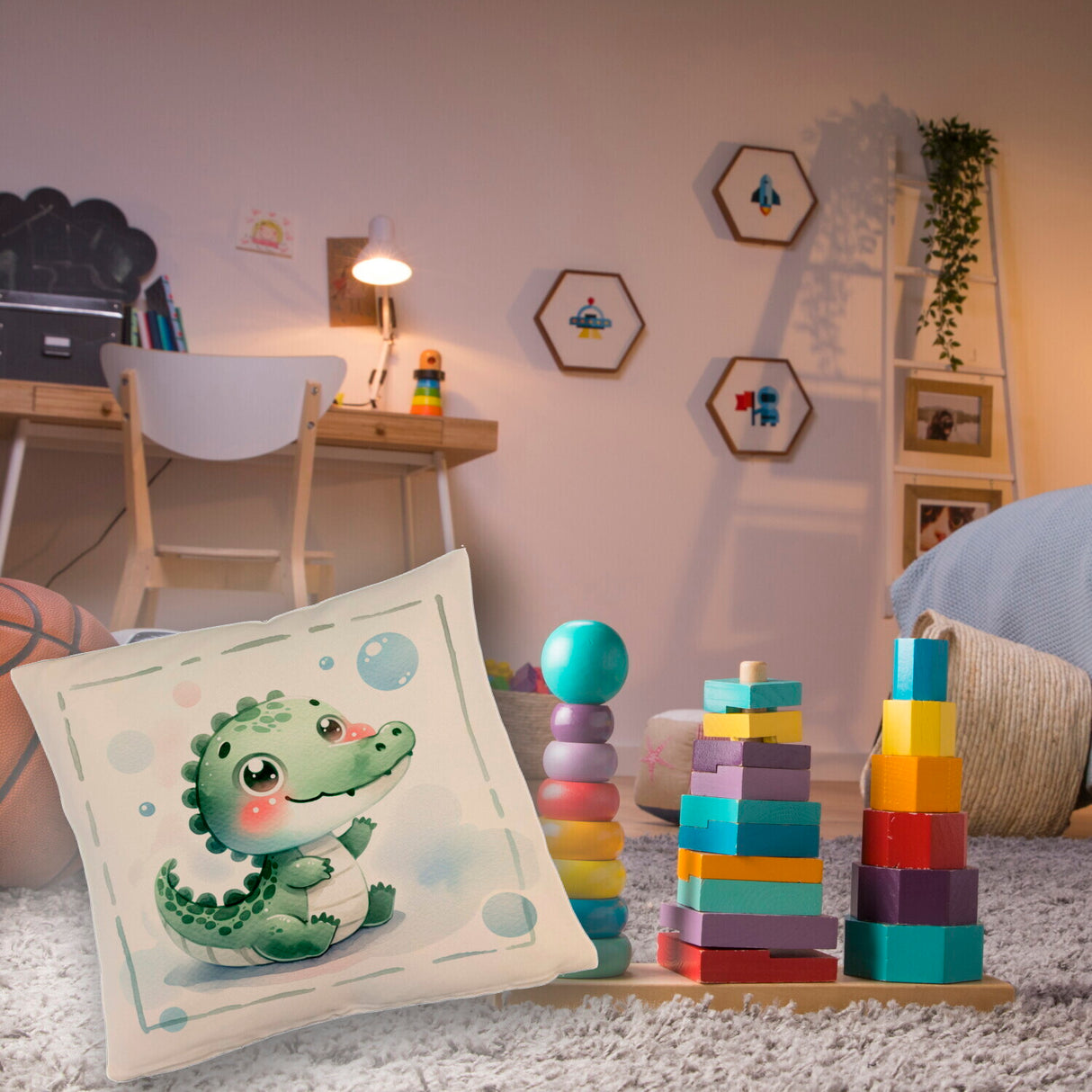 Baby Krokodil Kissen