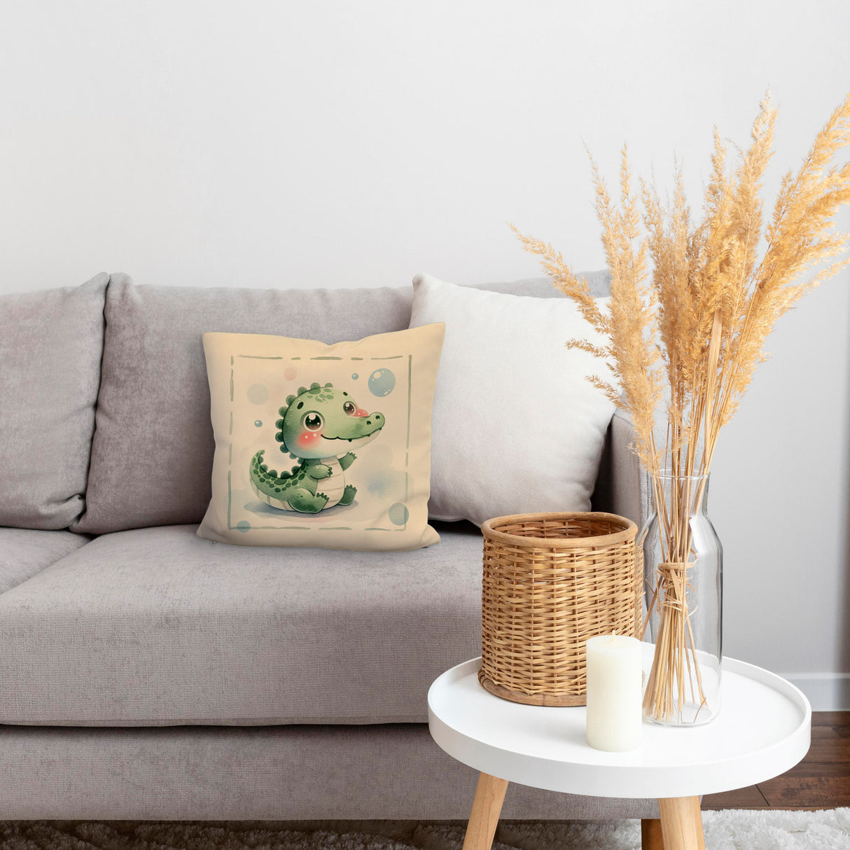 Baby Krokodil Kissen