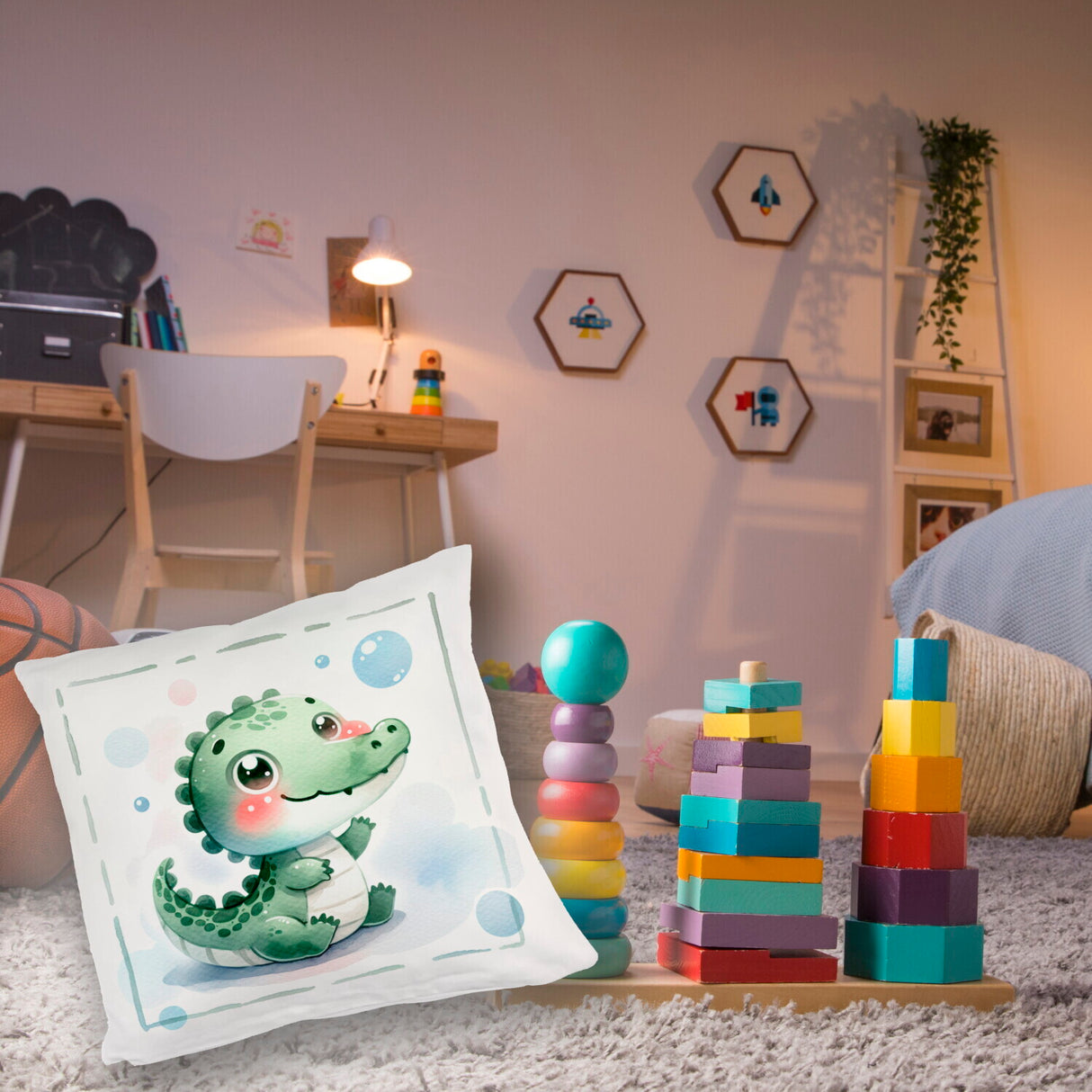 Baby Krokodil Kissen