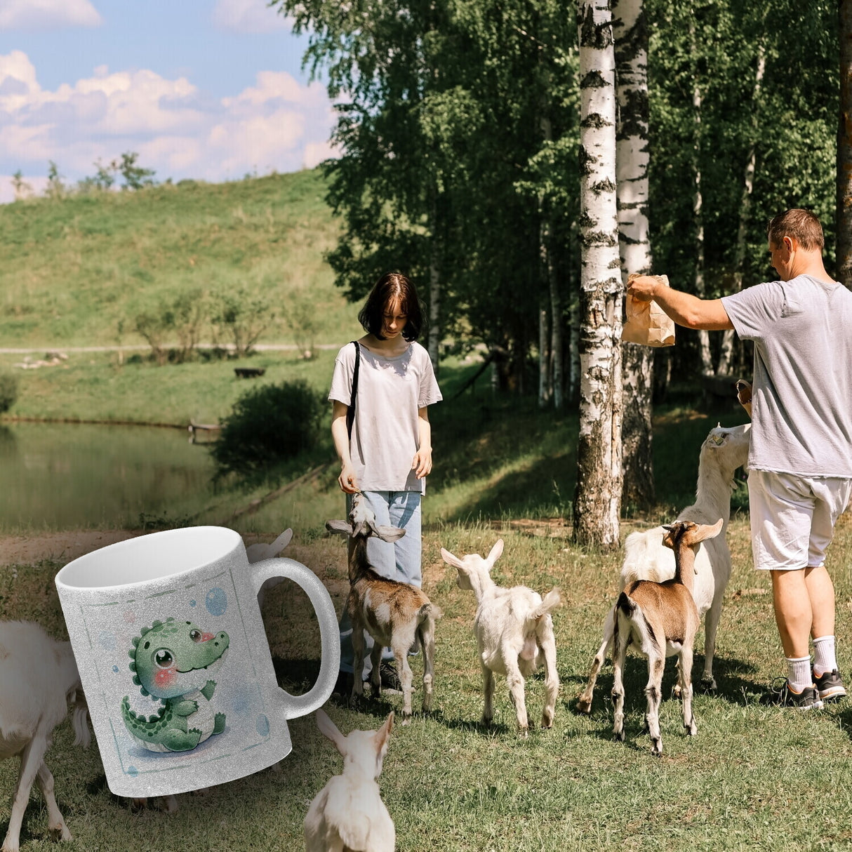 Baby Krokodil Kaffeebecher
