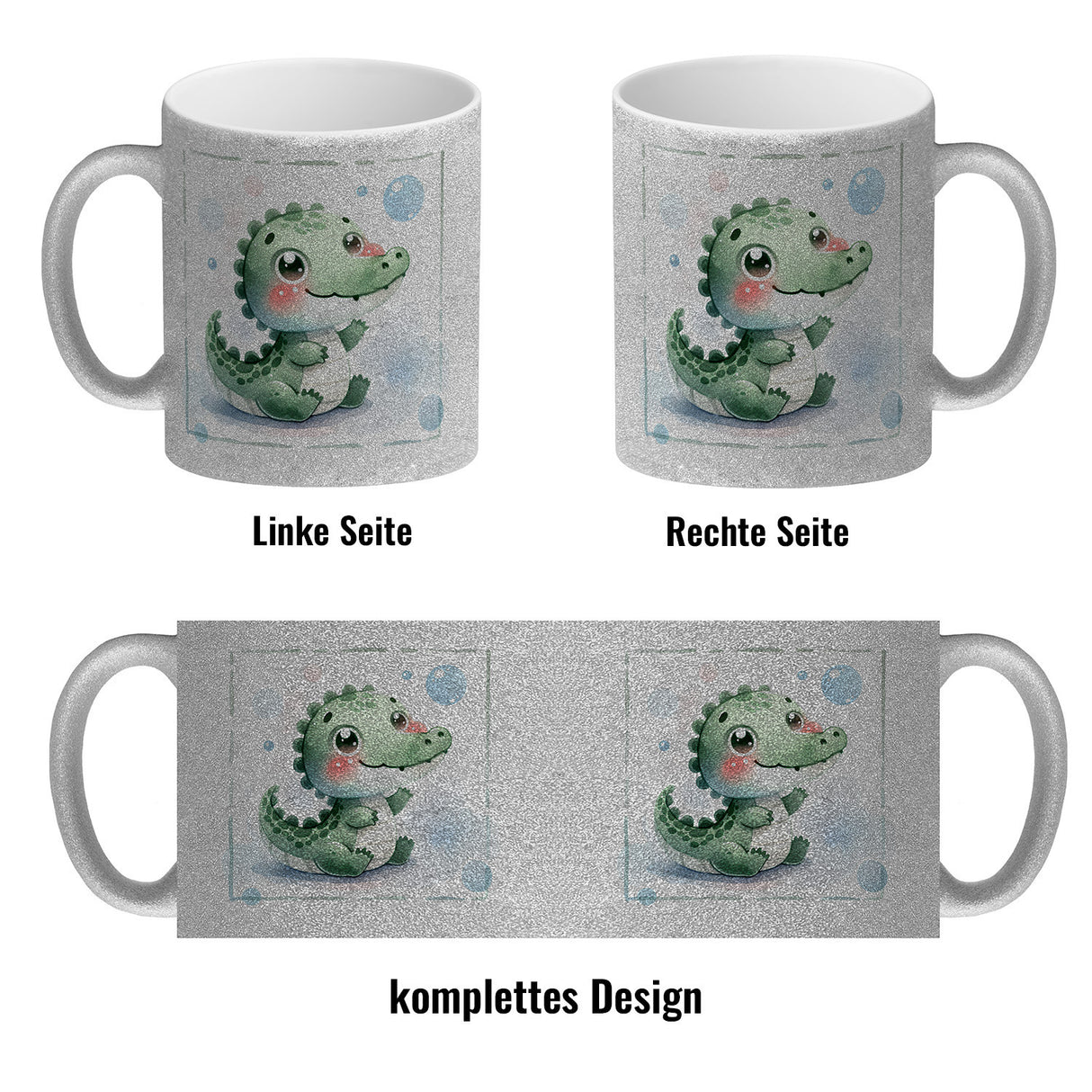 Baby Krokodil Kaffeebecher
